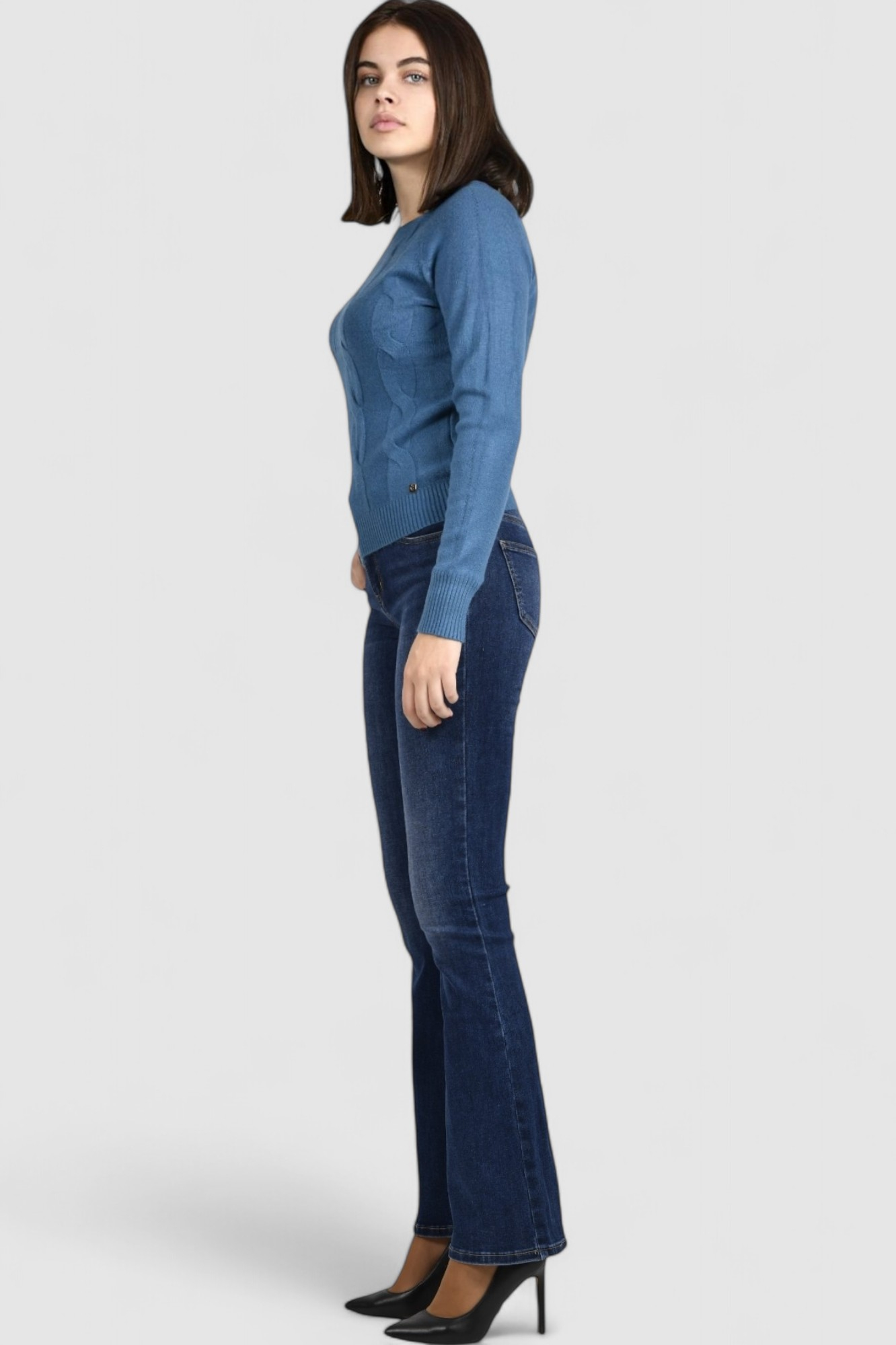 Ženski svijetlo plavi lagani džemper Damaris