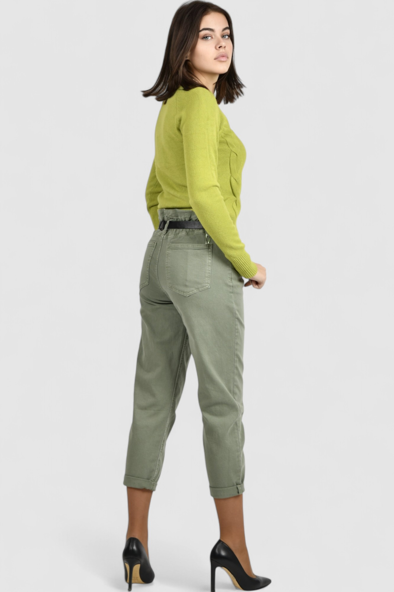 Ženski svijetlo zeleni lagani džemper Damaris