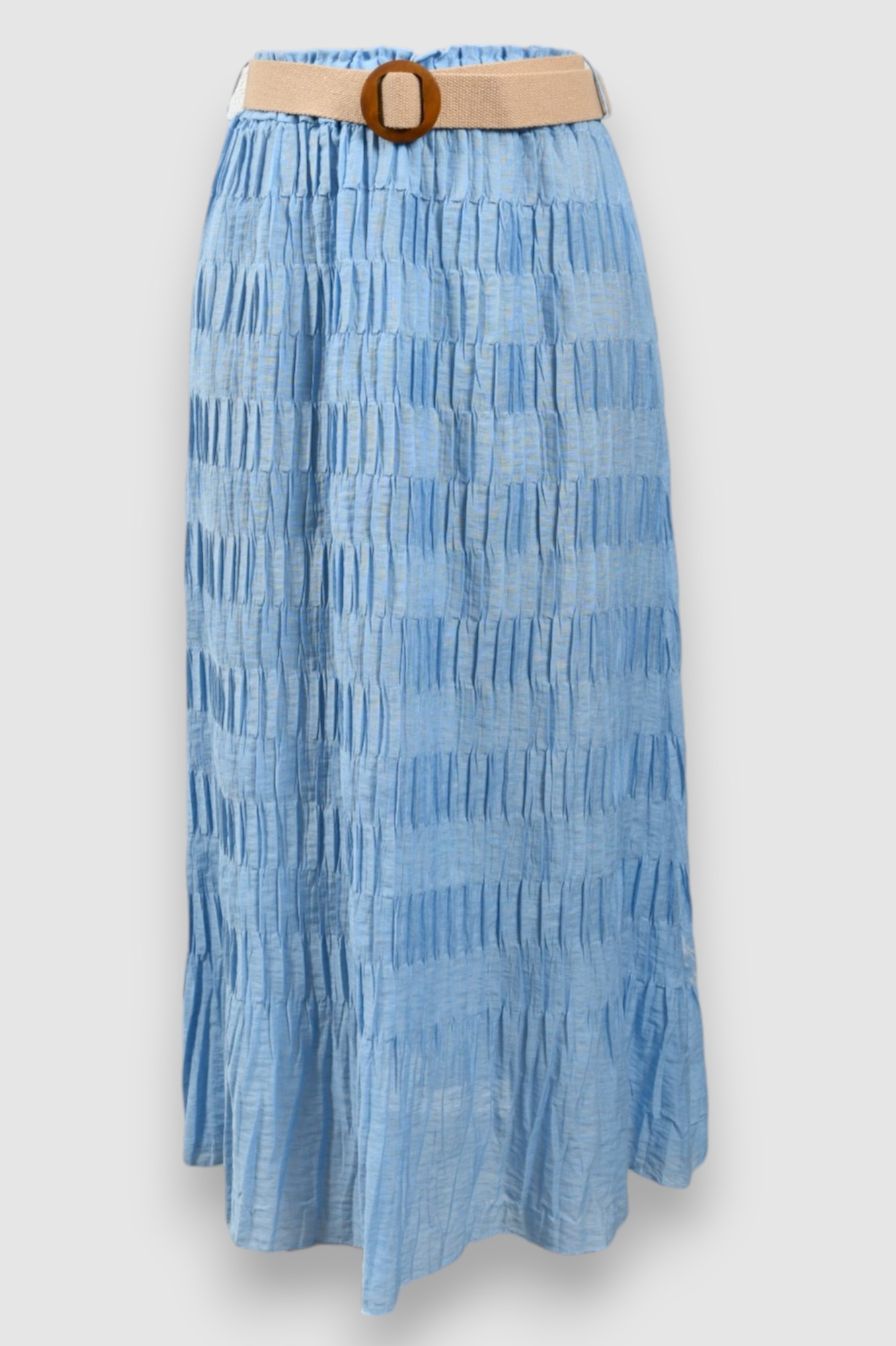 Ženska plava plisirana suknja Briell