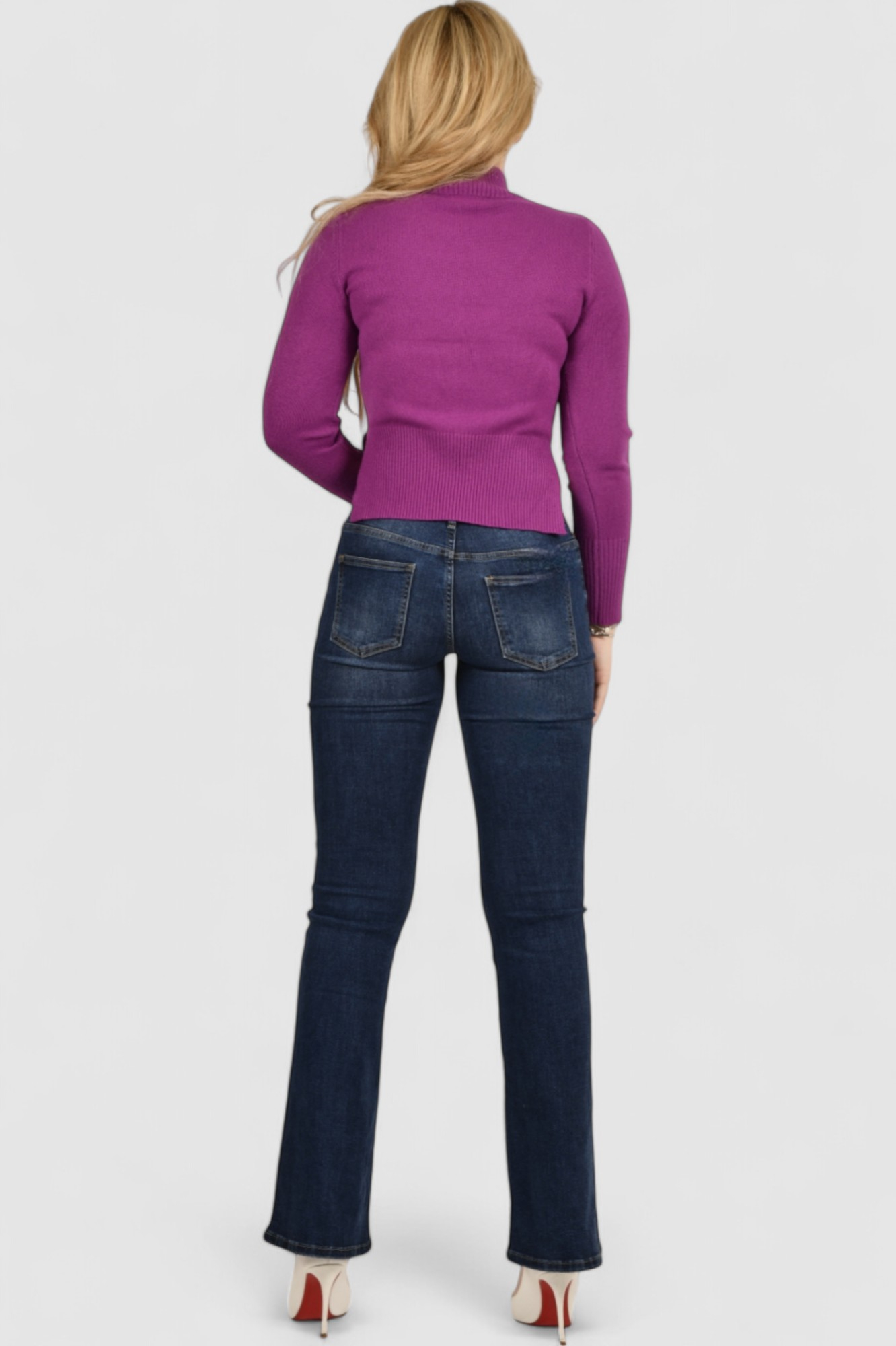 Ženski ljubičasti lagani džemper Madeline