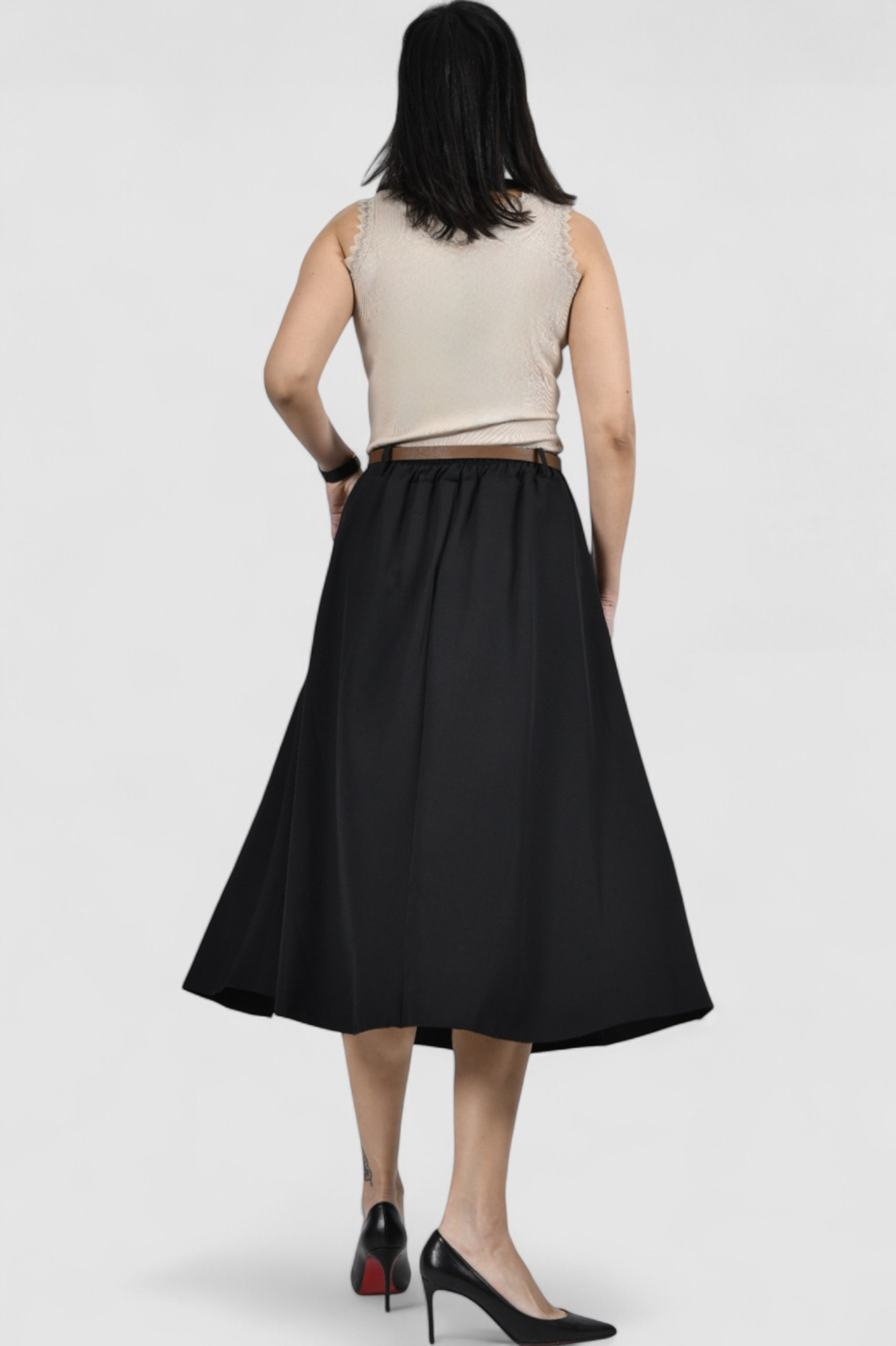 Ženska bež majica bez rukava Danielle