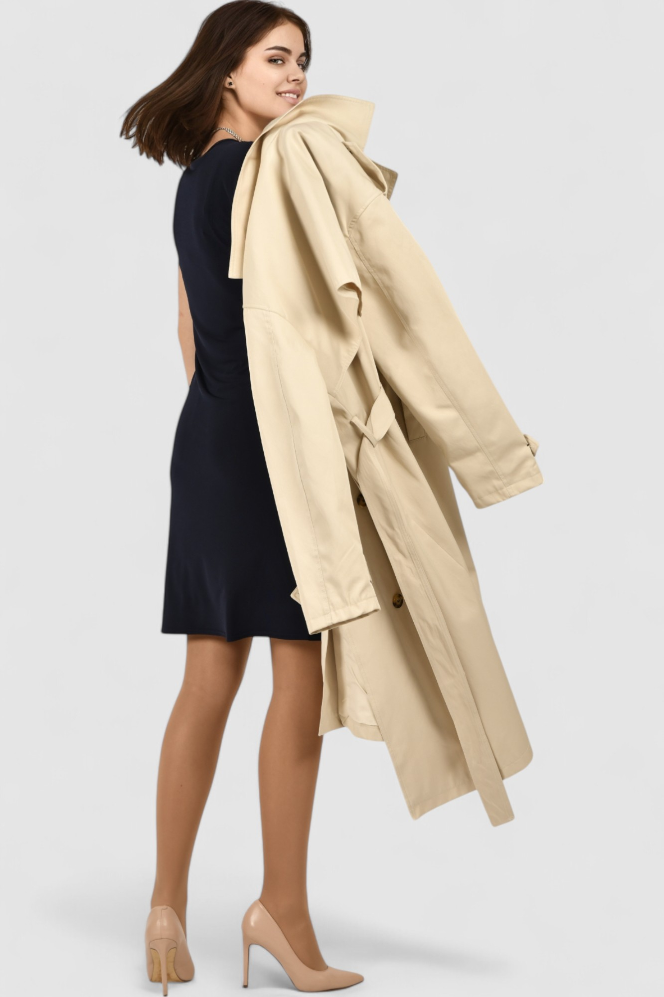 Ženski bež baloner Neve