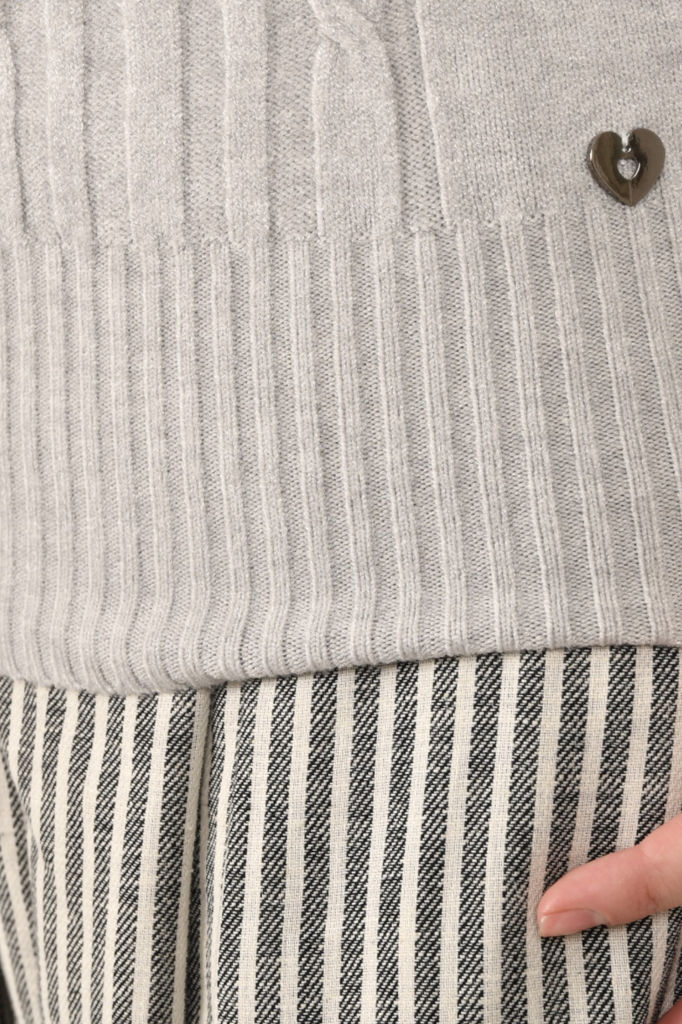 Ženska siva maxi suknja Willa