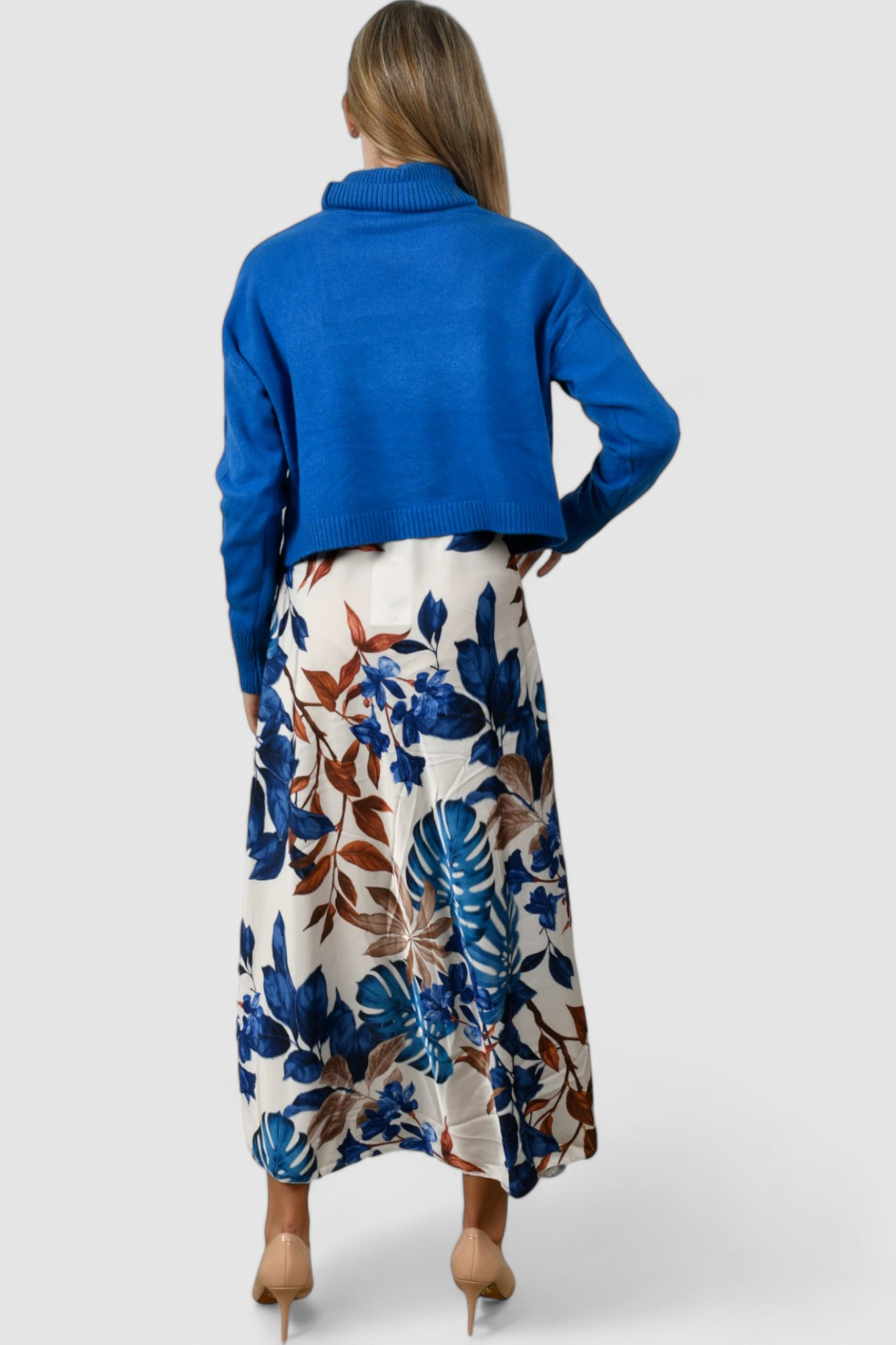 Ženski plavi lagani džemper Violet