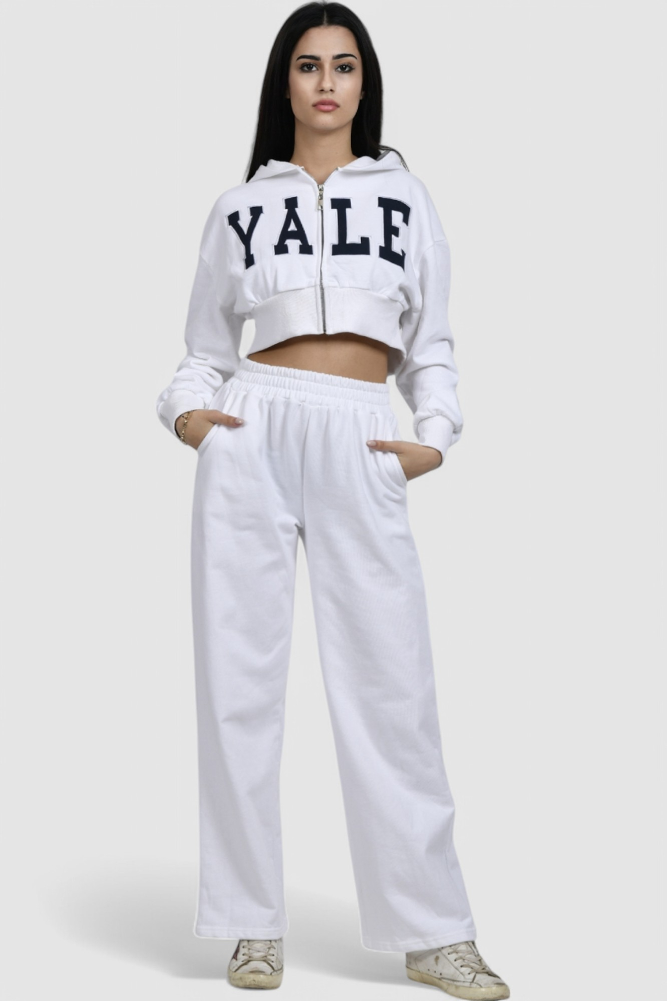 Ženska bijela trenirka komplet Imani