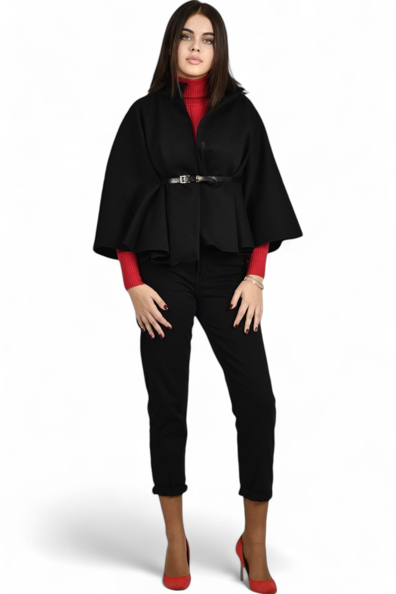 Ženski crveni lagani džemper Eleanora