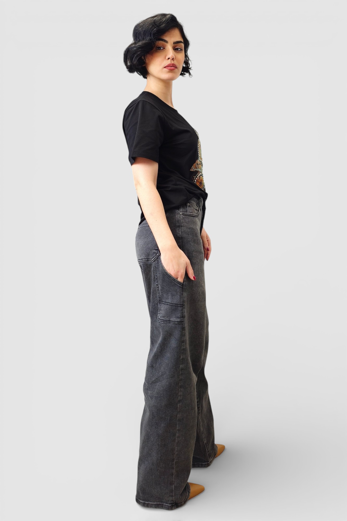 Crne barrel tarperice Louisa