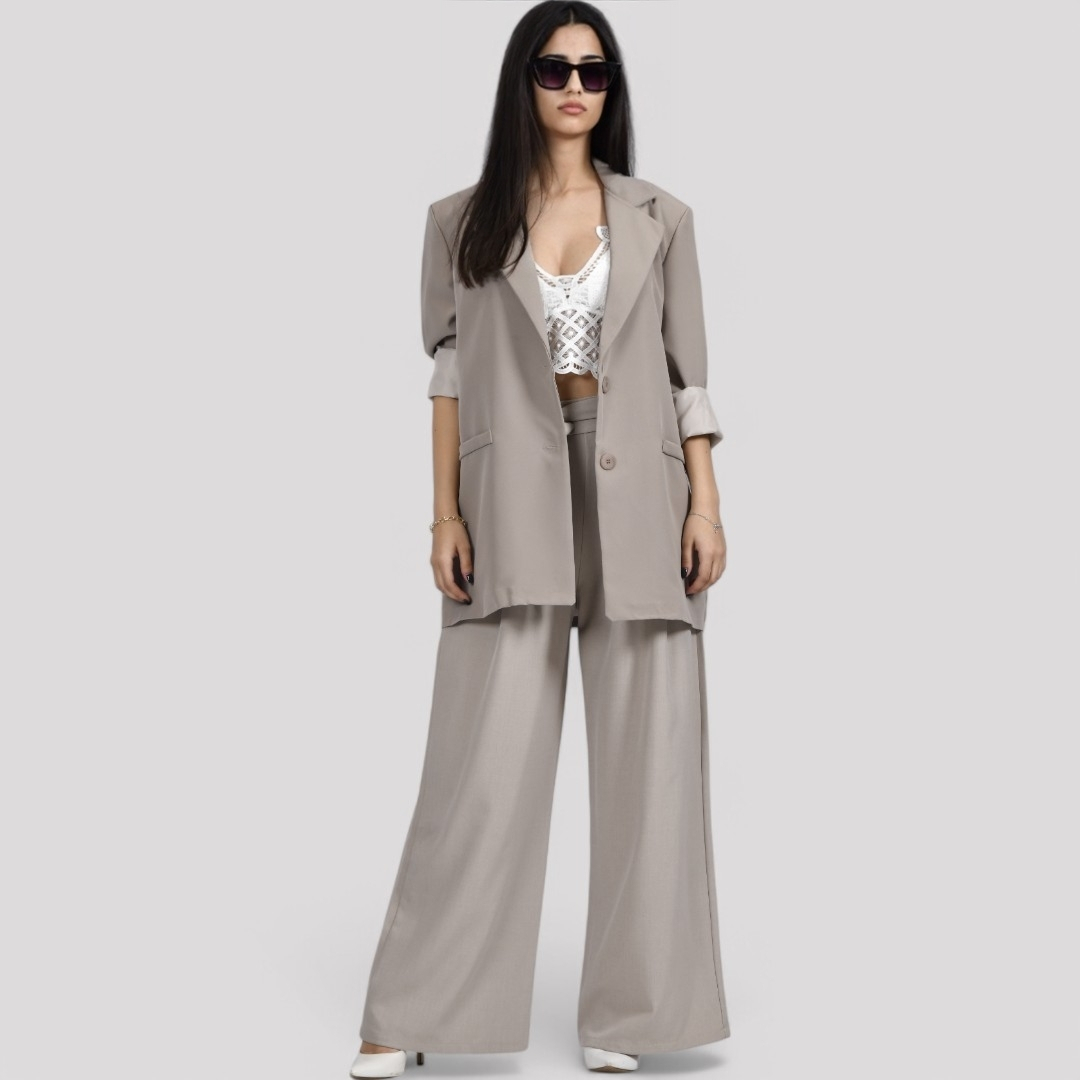 Ženski sivi elegantni sako Iskra