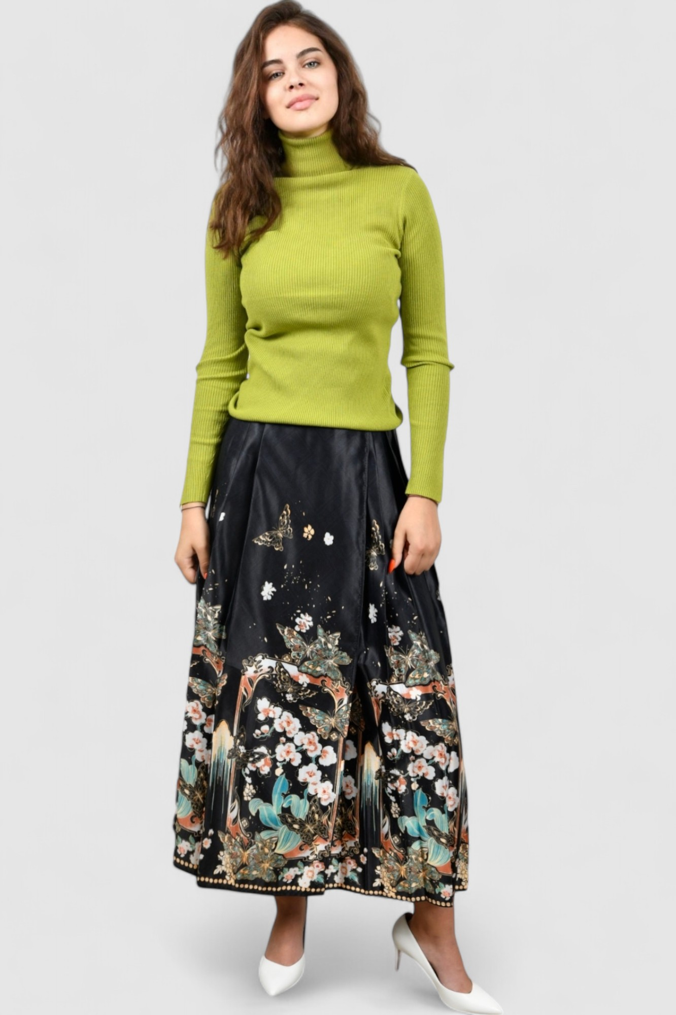 Ženski zeleni lagani džemper Jules