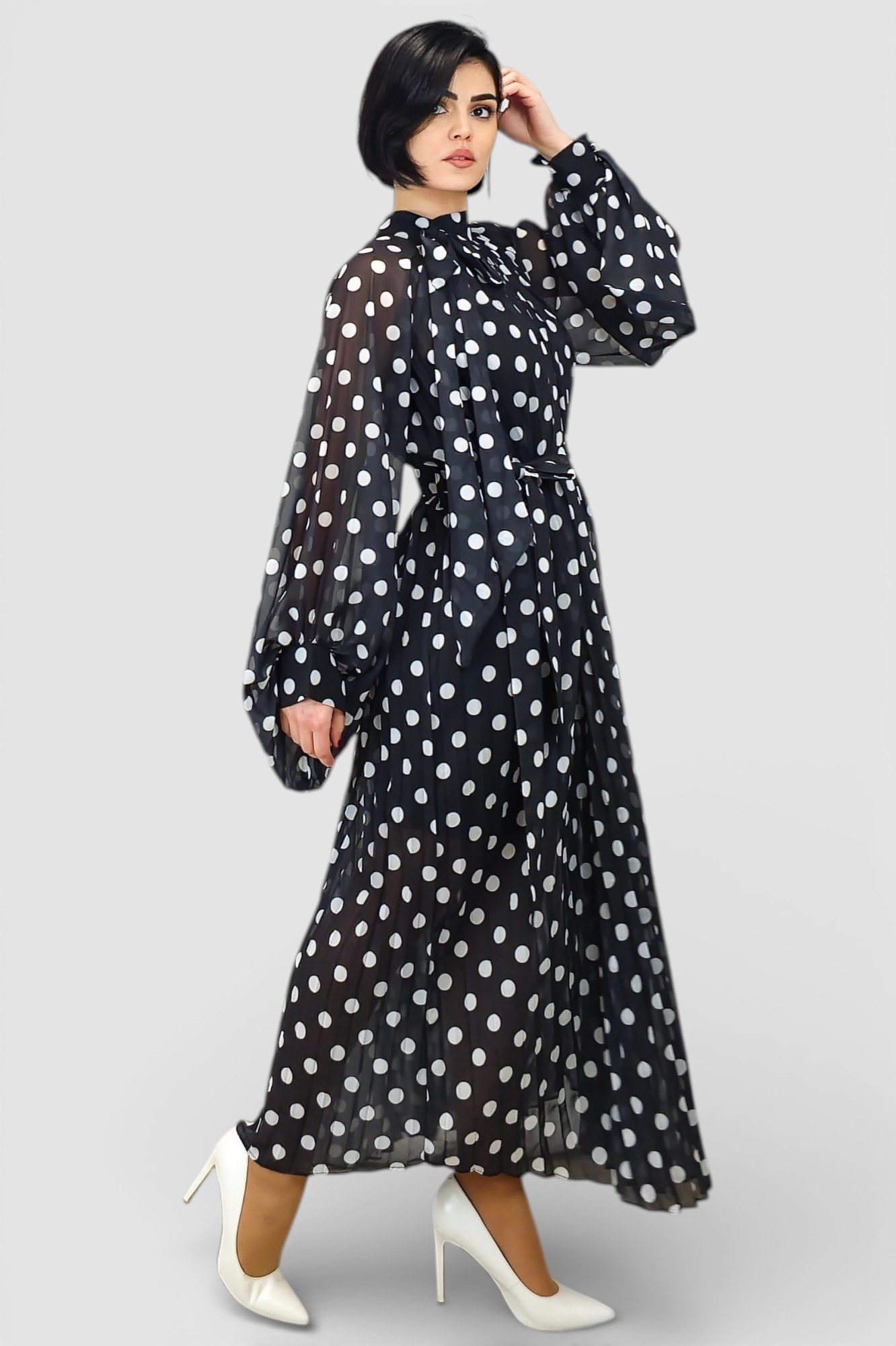 Crna maxi haljina Mya