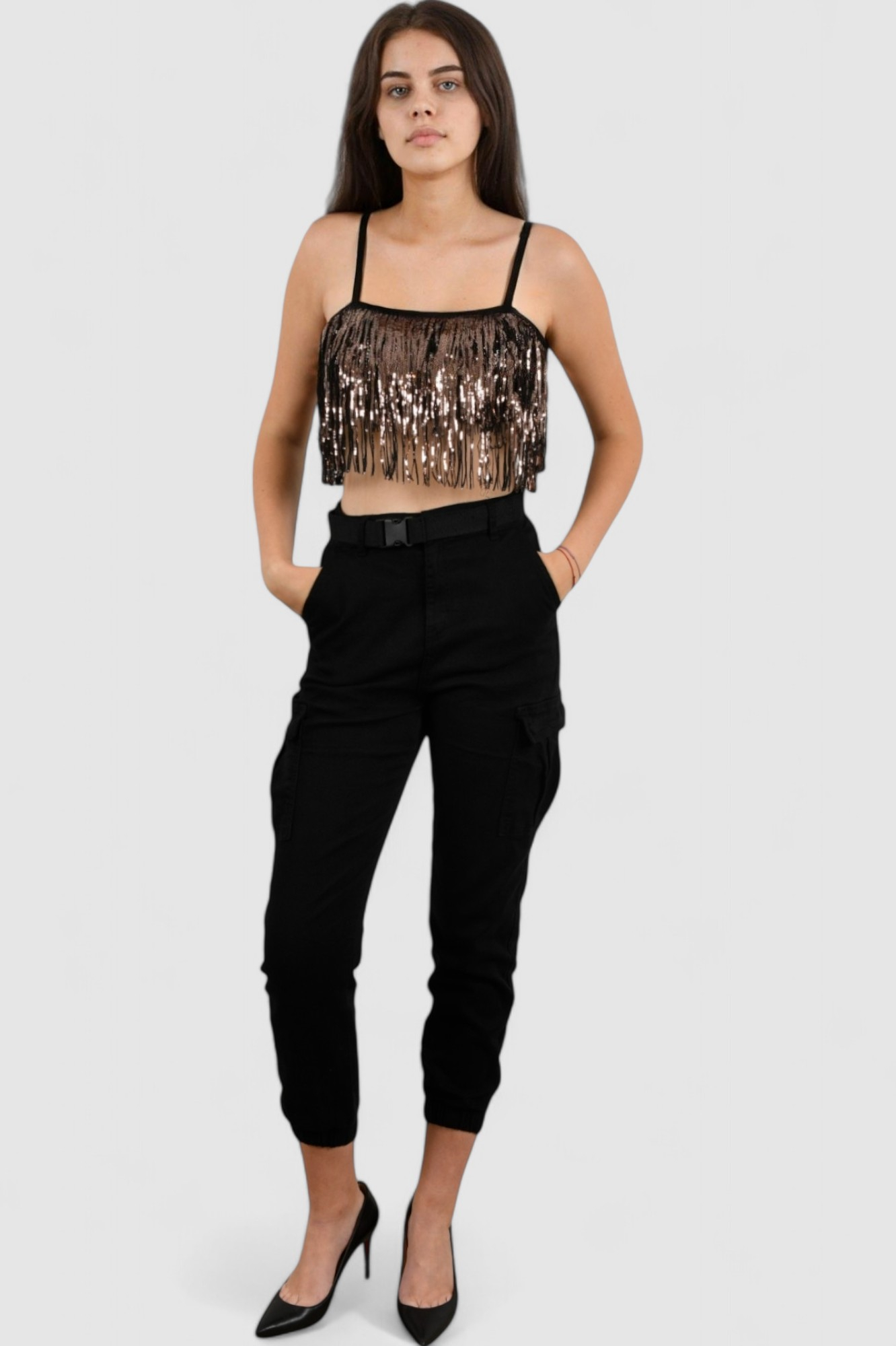 Ženski brončani party top Eve