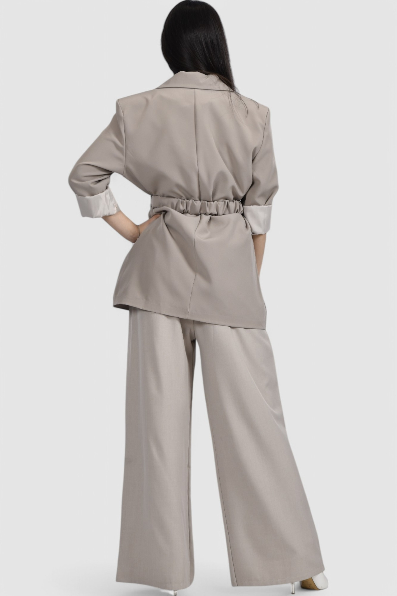 Ženski sivi elegantni sako Iskra