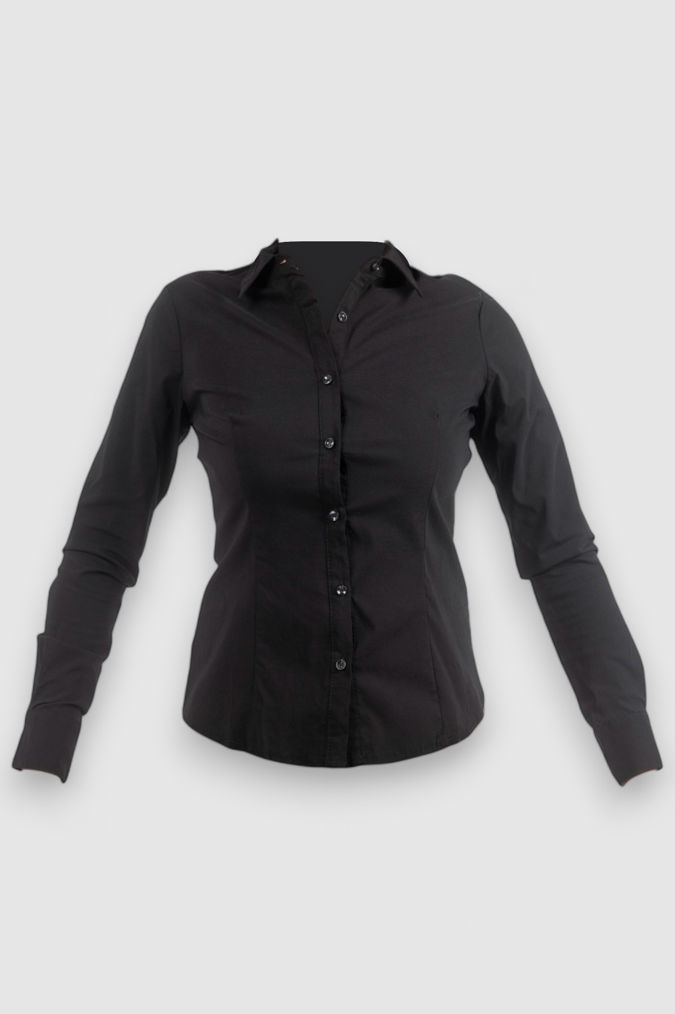 Ženska crna poslovna košulja Daphne