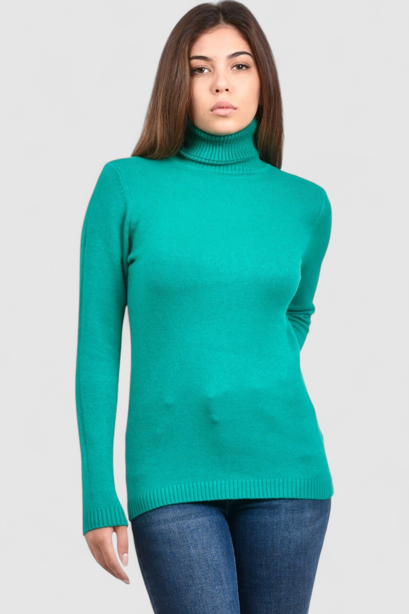 Ženski zeleni lagani džemper Zoey