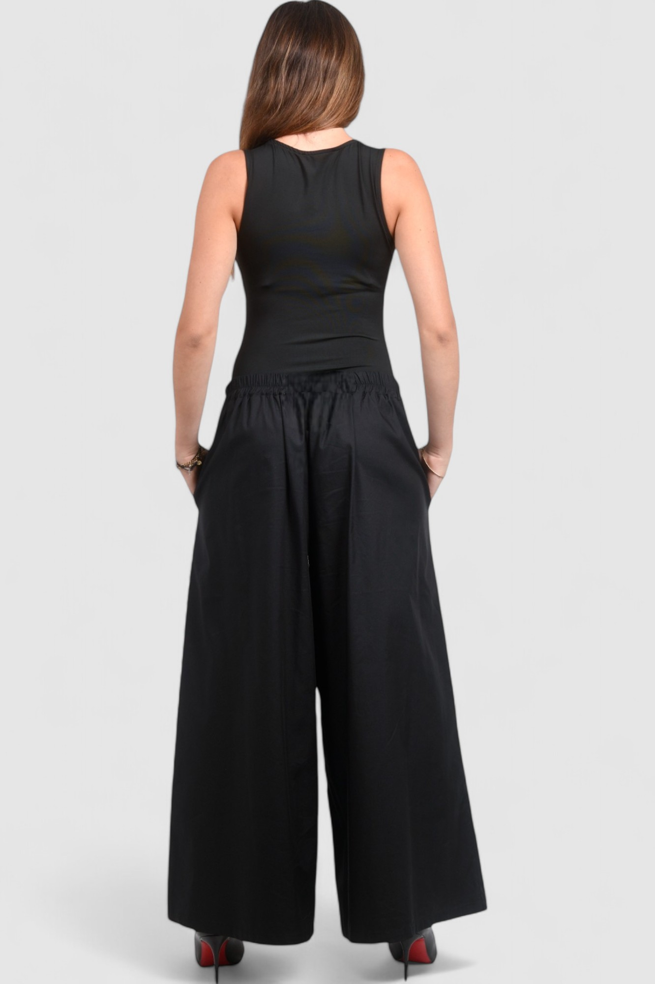 Ženski crni elegantni bodi Vanessa