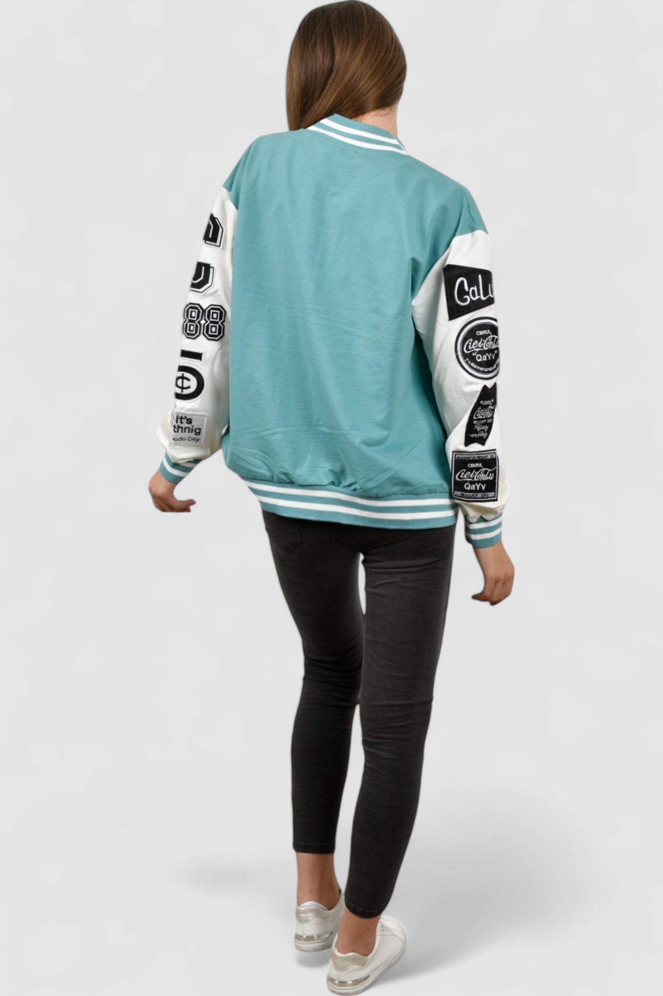 Ženska plava kratka jakna Aspen