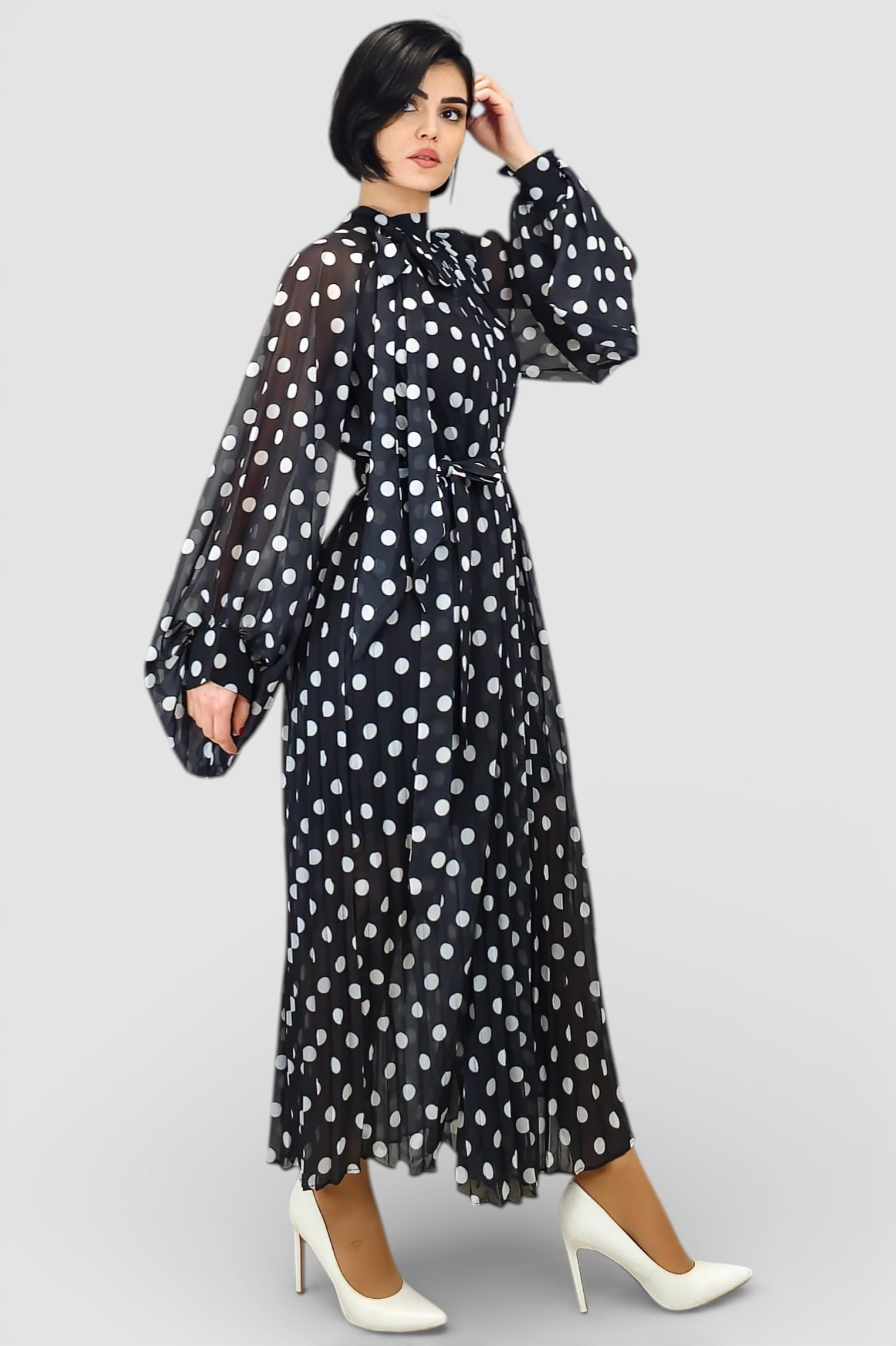 Crna maxi haljina Mya