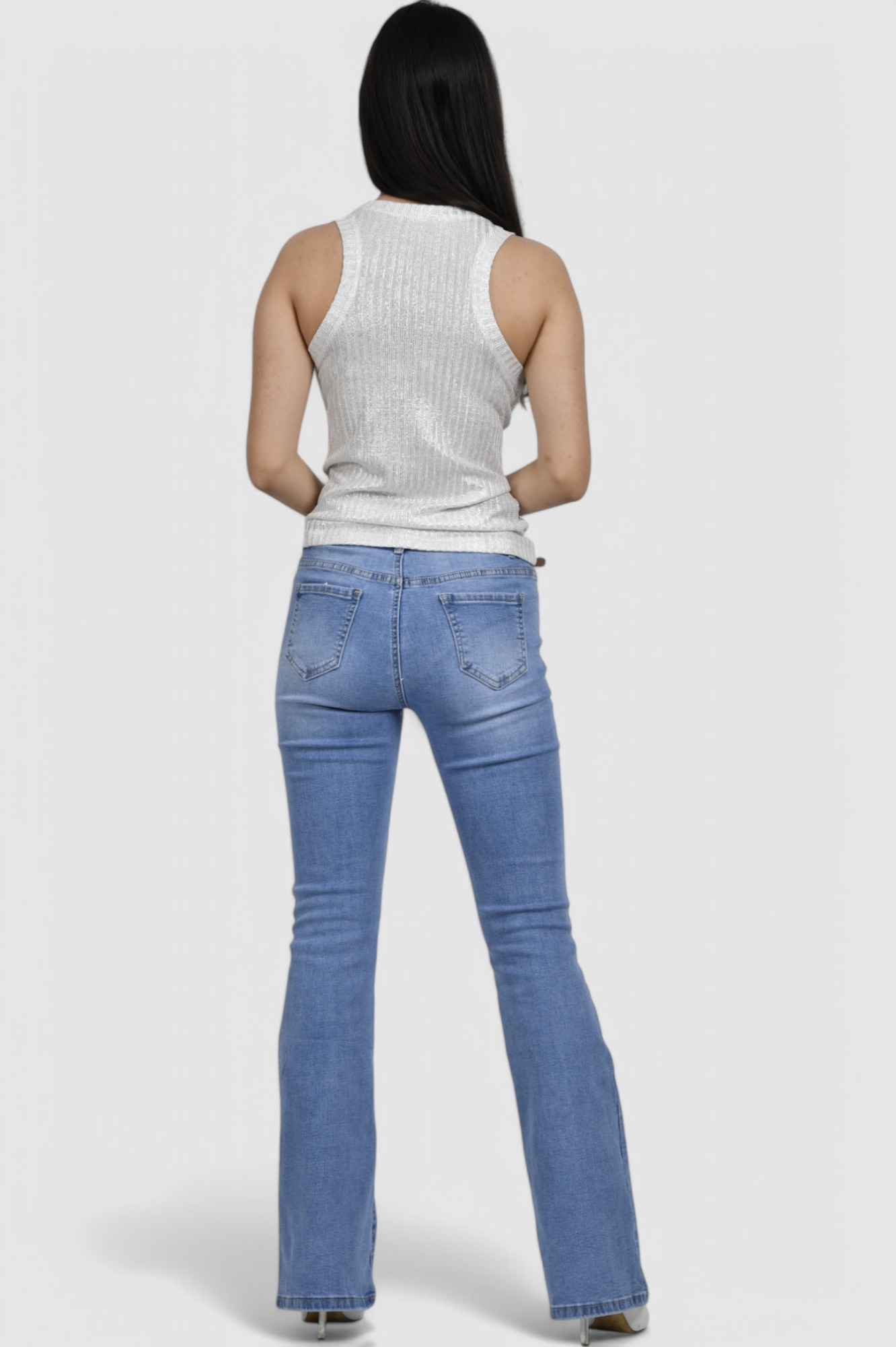 Ženska bijela majica bez rukava Selena