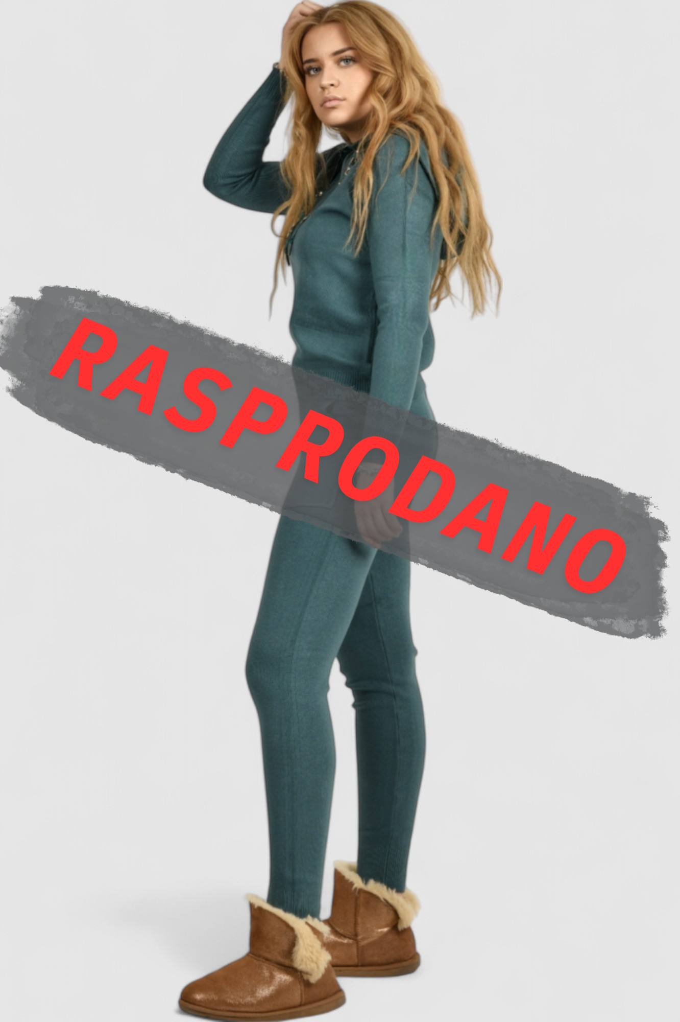 Ženska zelena trenirka komplet Leila