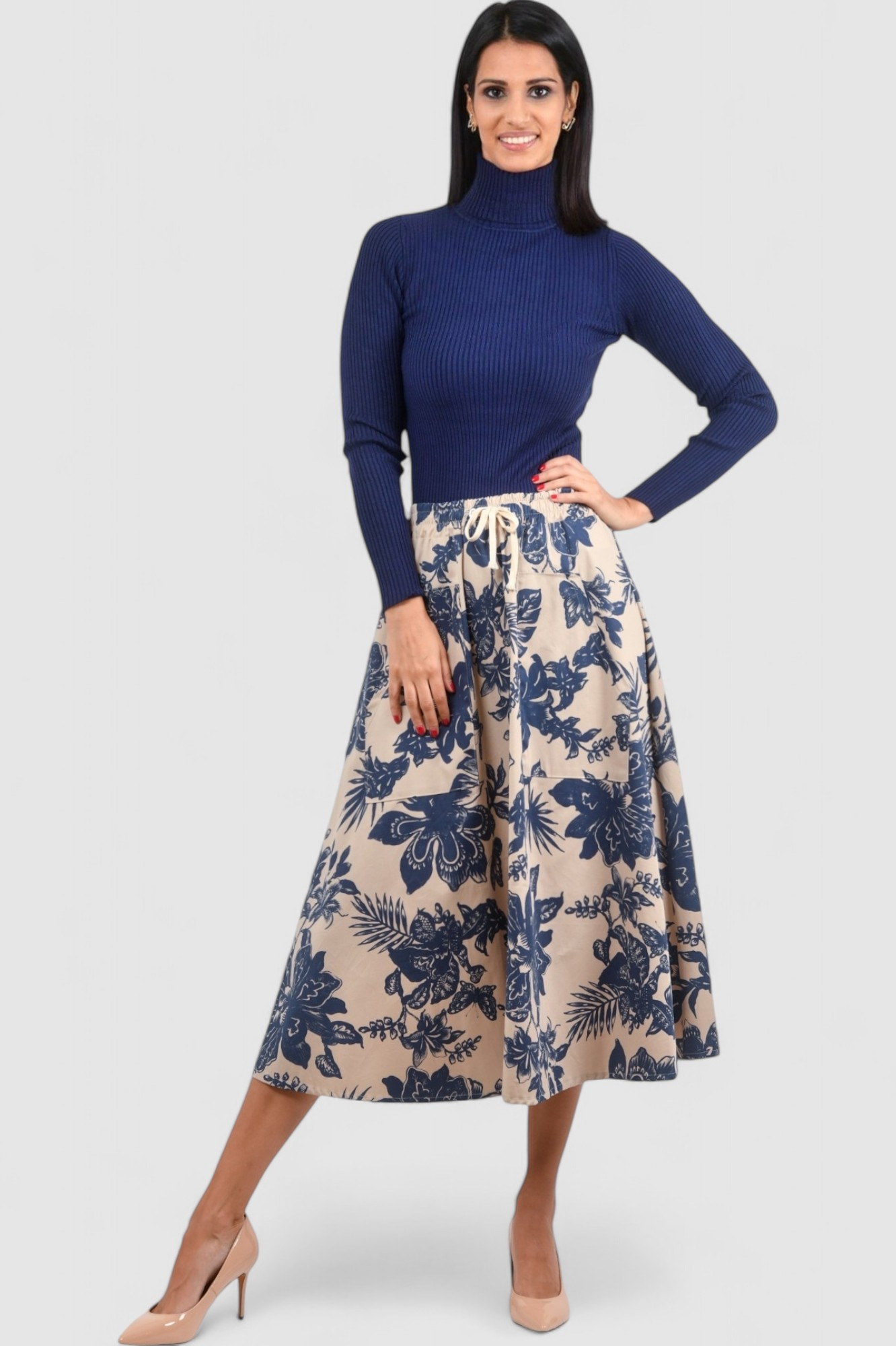 Ženski plavi lagani džemper Eleanora