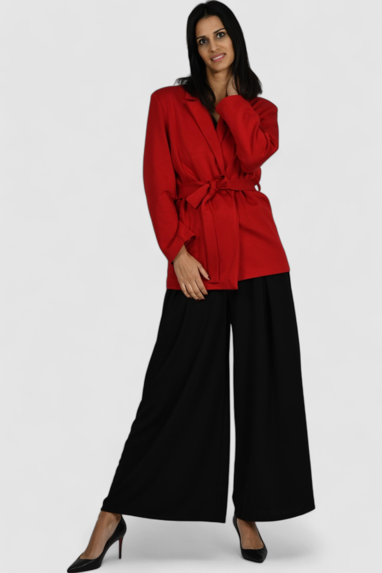 Ženske crne modne hlače Issa