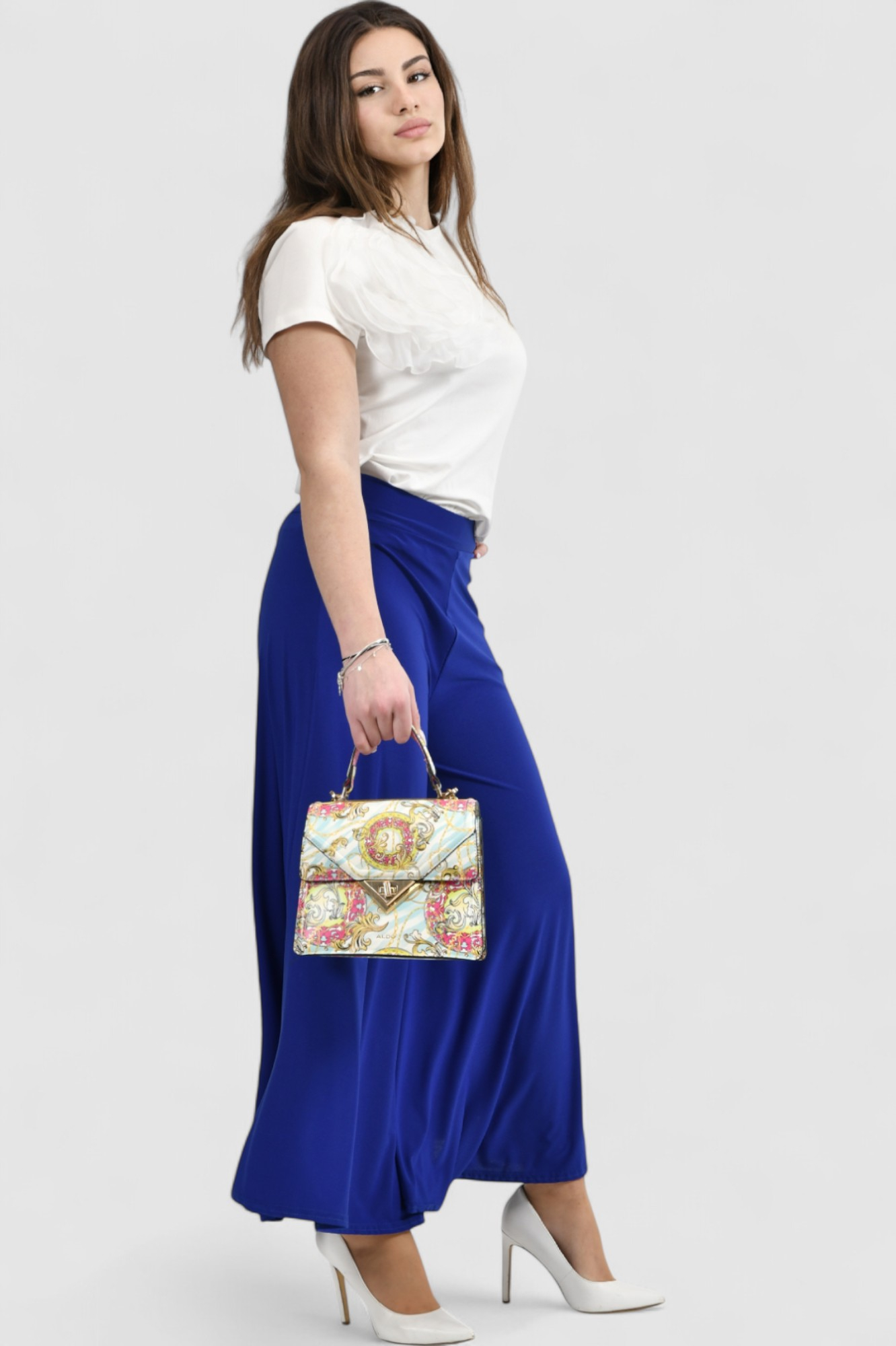 Ženska bijela majica kratki rukav Cleo