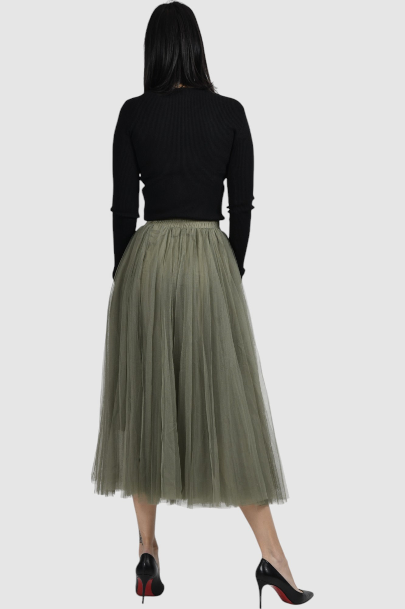 Ženska zelena maxi suknja Isabel Army