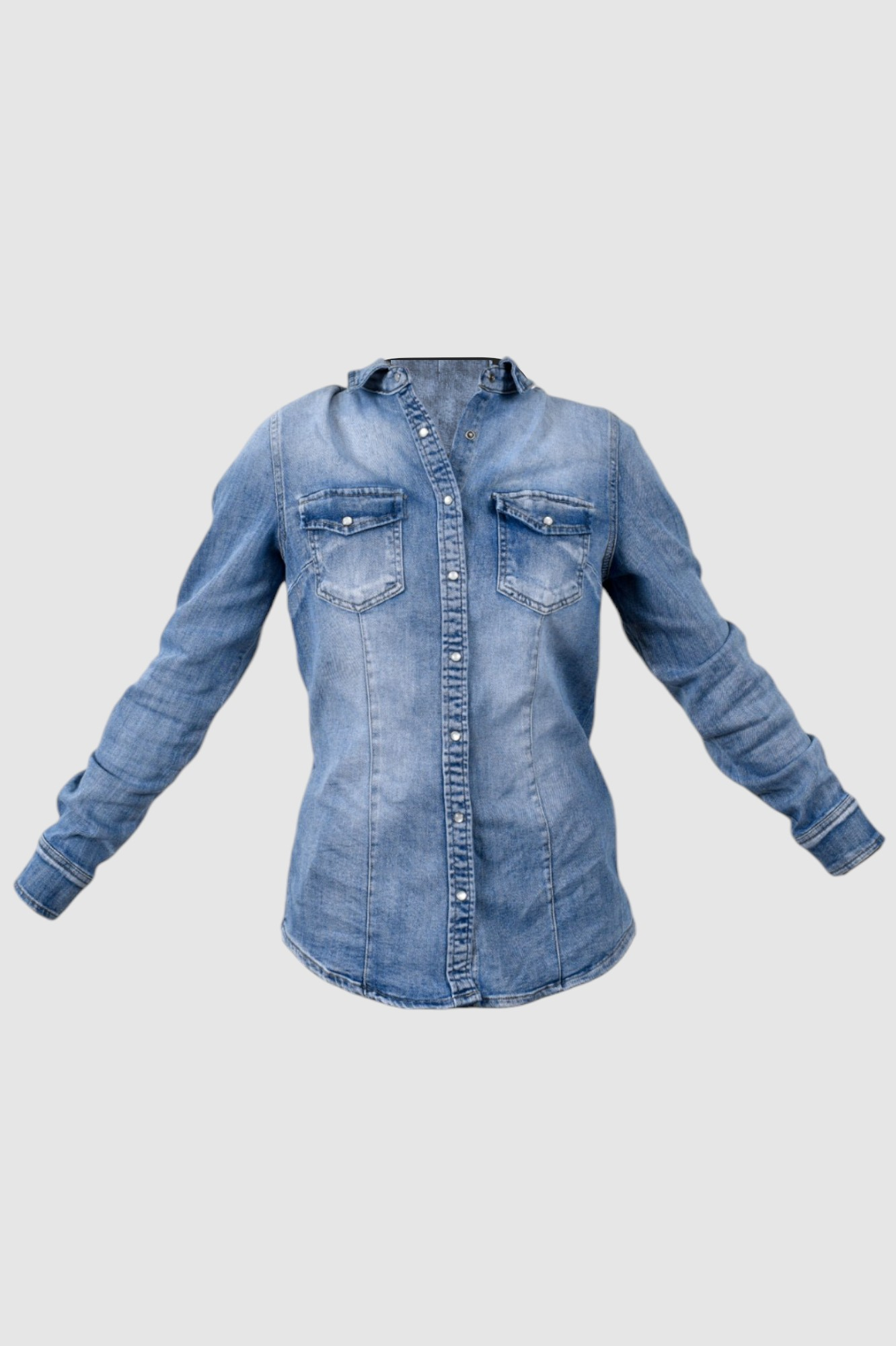 Ženska plava traper košulja Anemone