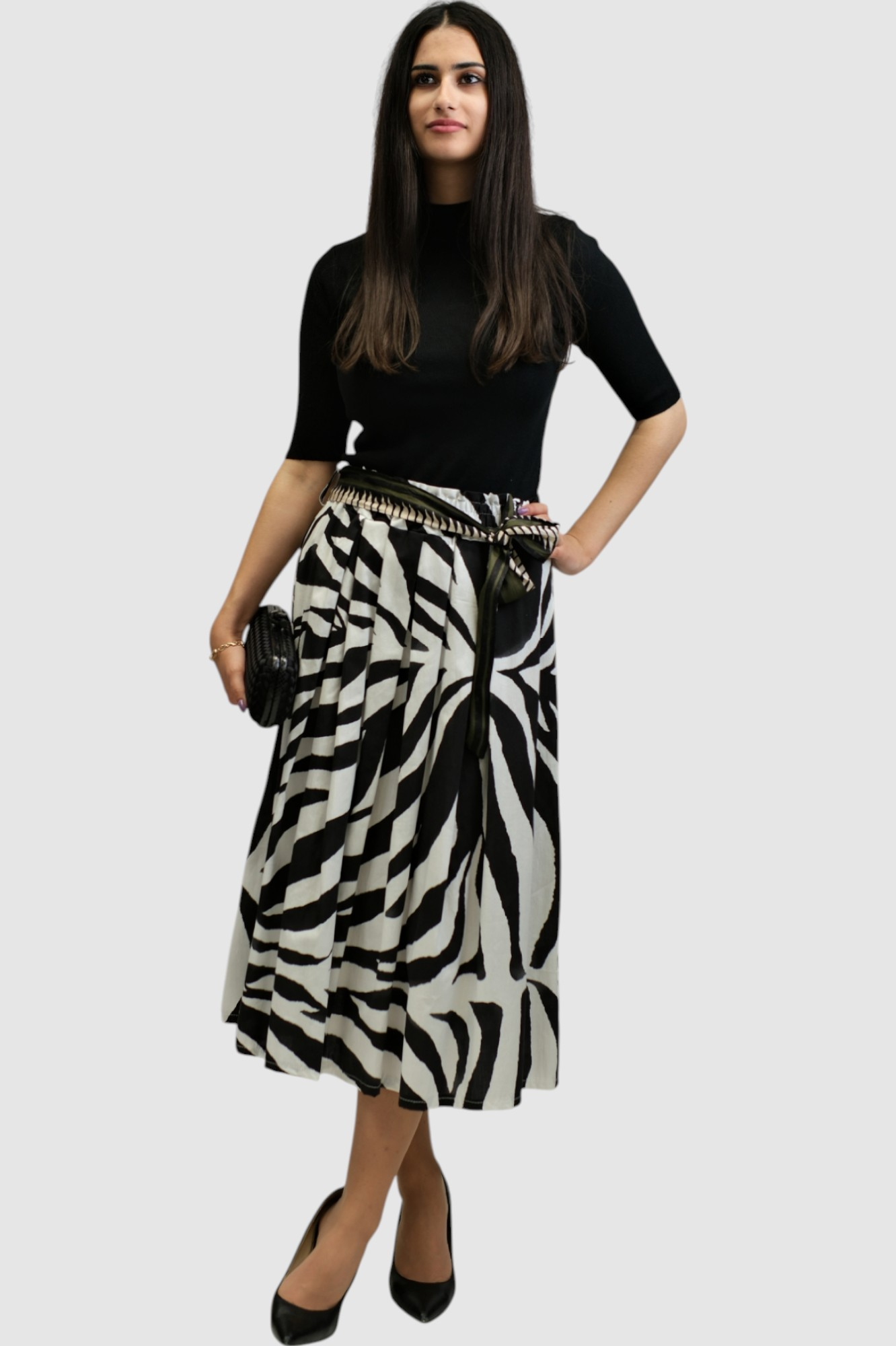 Ženski crni lagani džemper Juliette