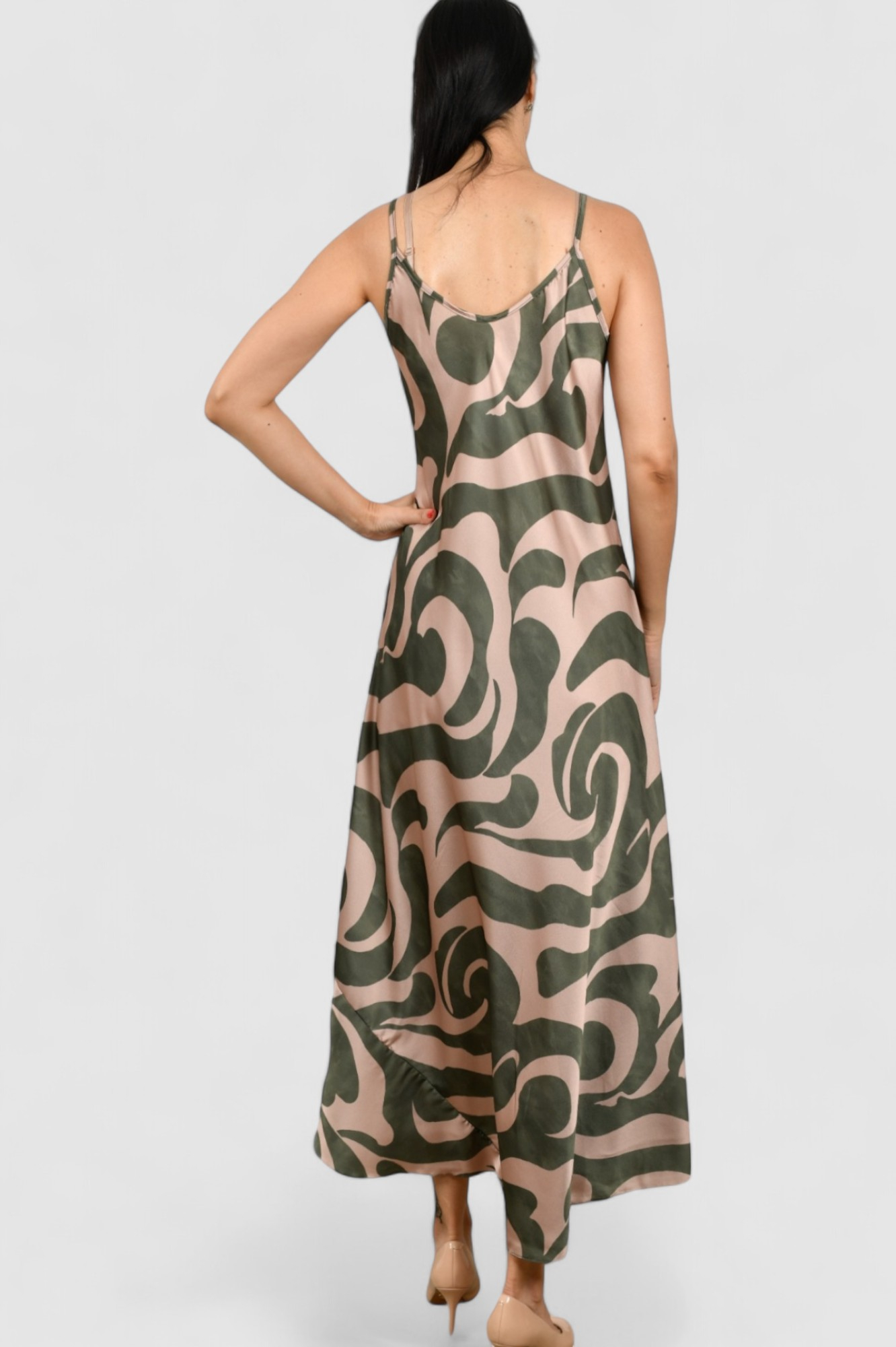 Ženska zelena svakodnevna haljina Eloise