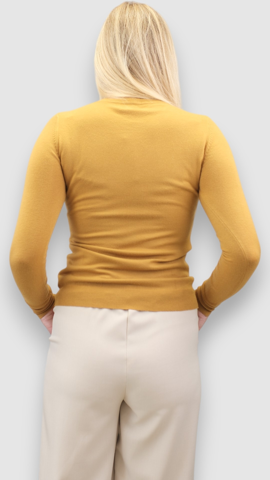 Ženski žuti lagani džemper Clarissa