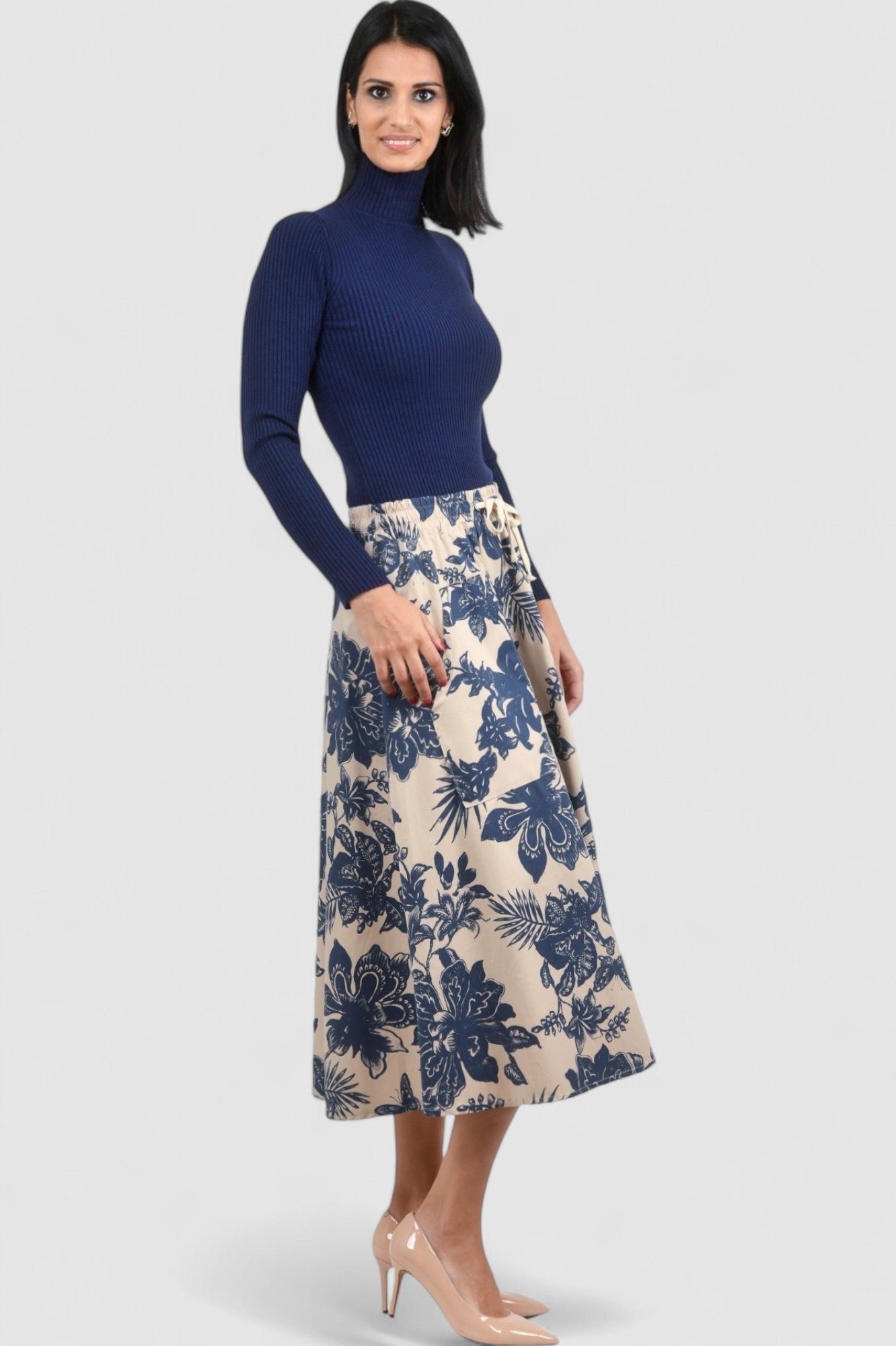 Ženski plavi lagani džemper Eleanora