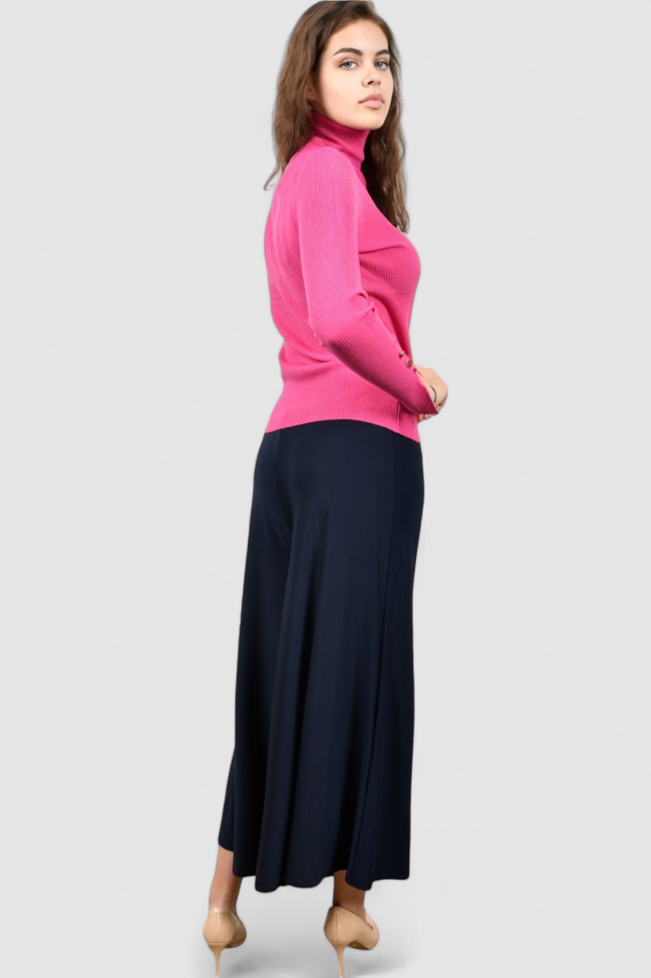 Ženski rozi lagani džemper Jules