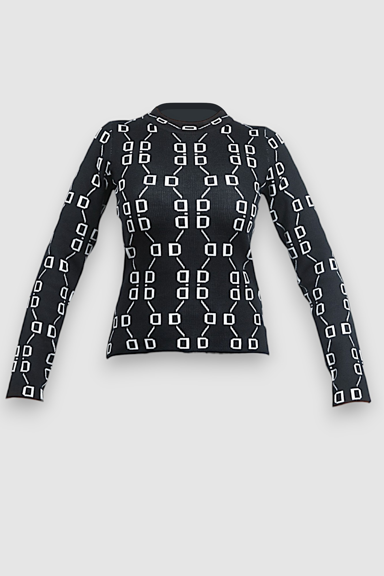 Ženski crni lagani džemper Ameli