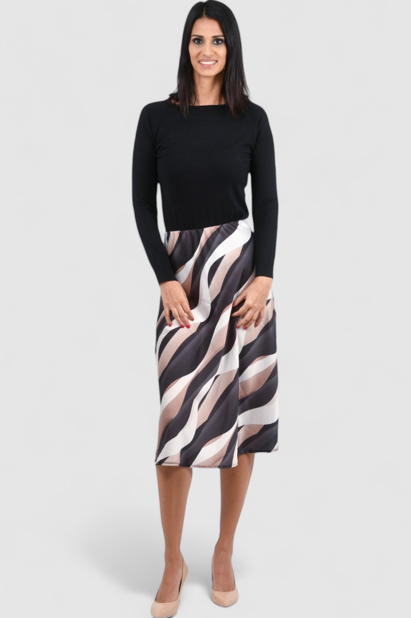 Ženski crni lagani džemper Vinny