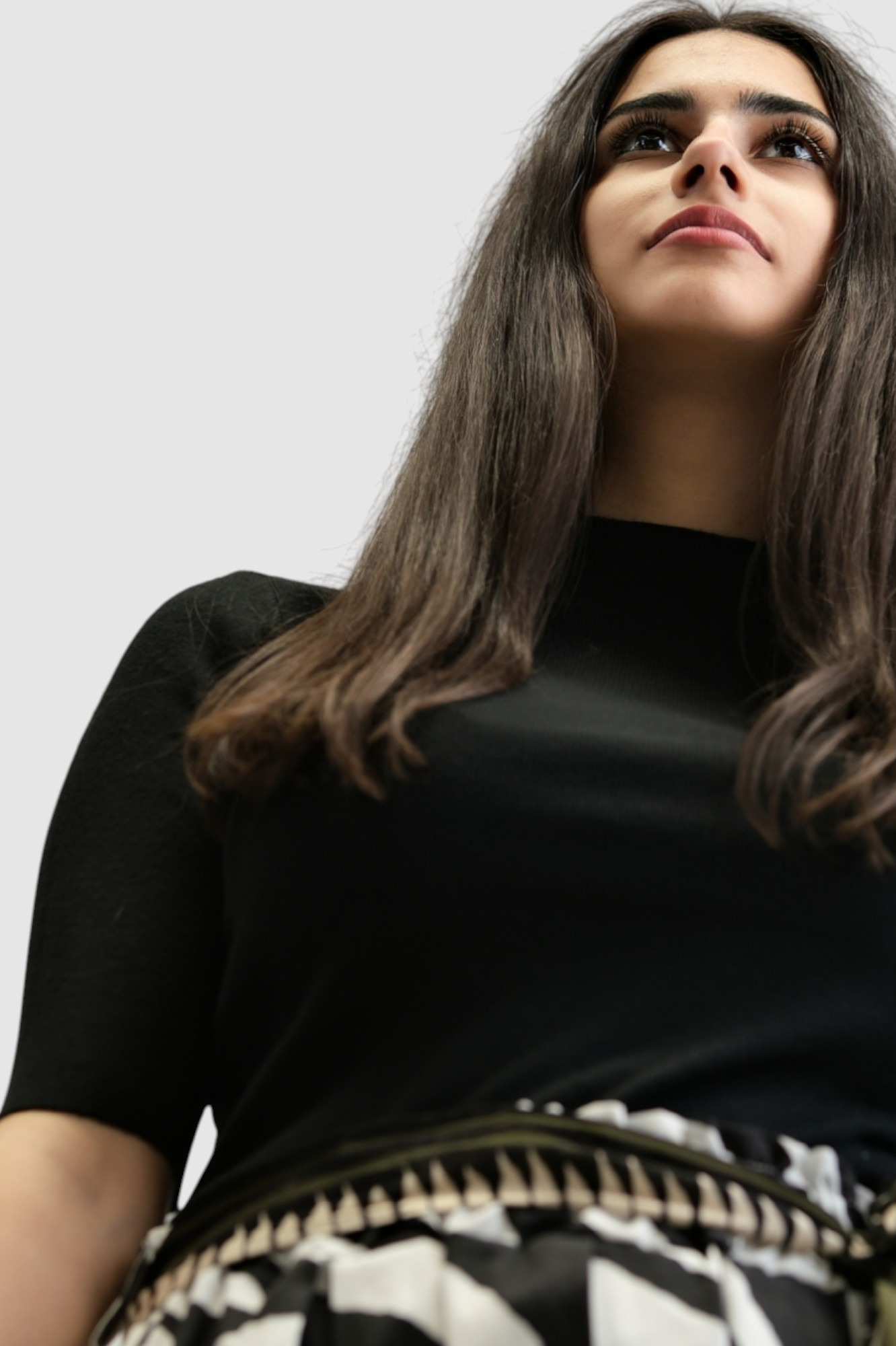 Ženski crni lagani džemper Juliette