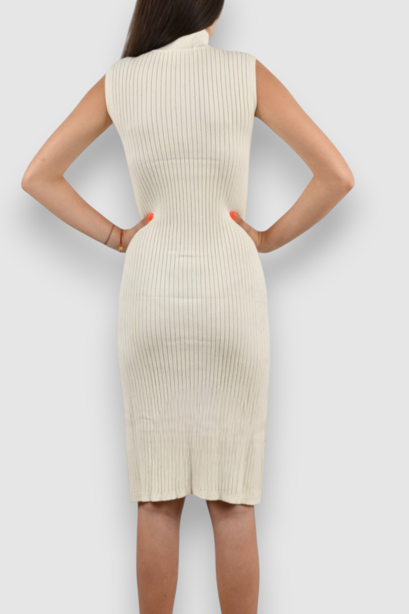 Ženska bež svakodnevna haljina Natalie