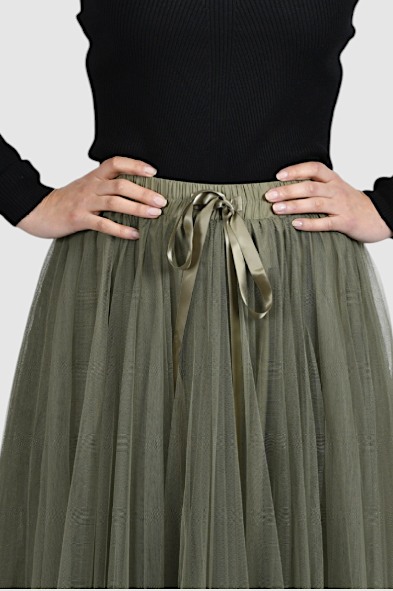 Ženska zelena maxi suknja Isabel Army