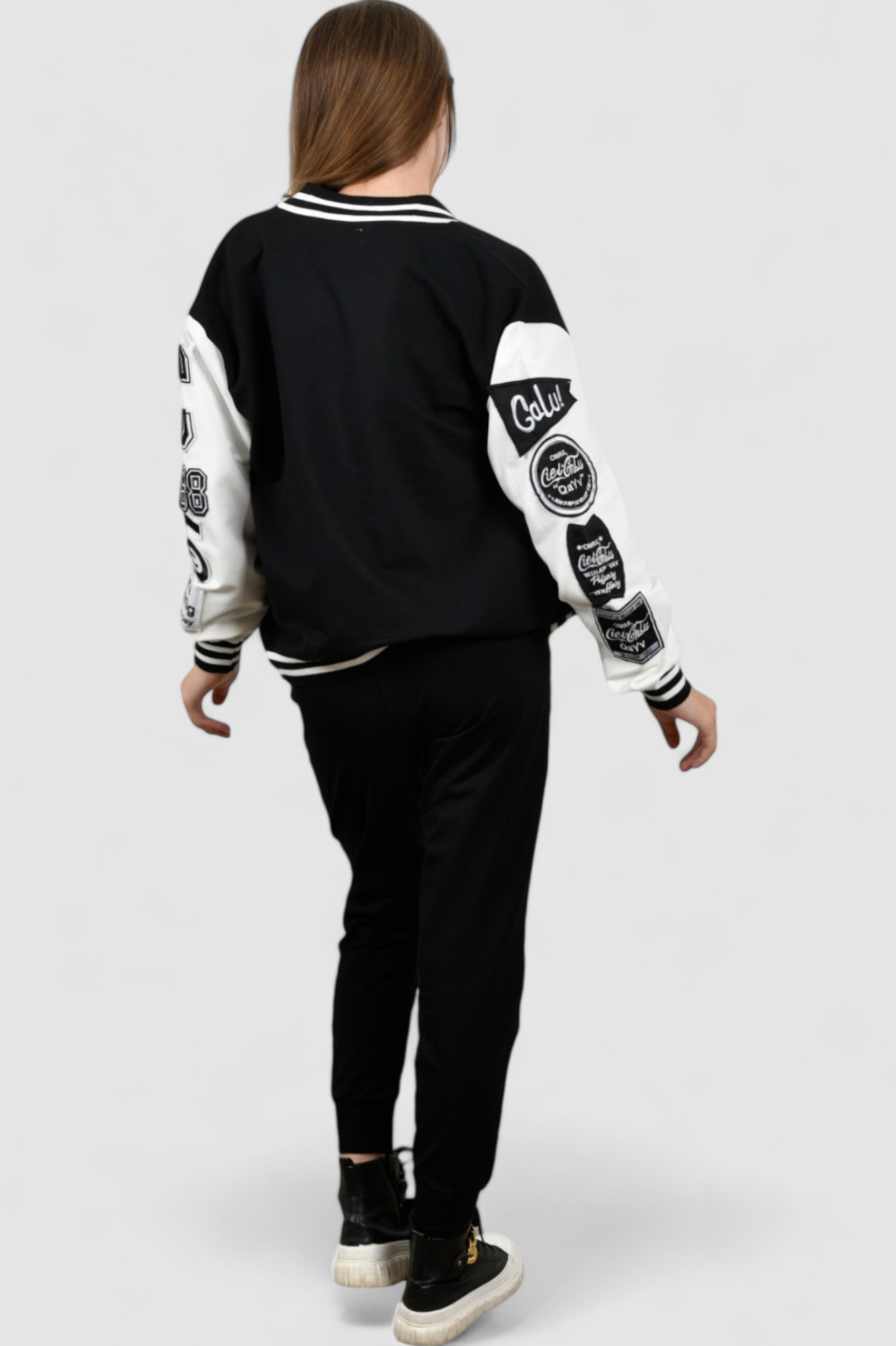 Ženska crna kratka jakna Aspen