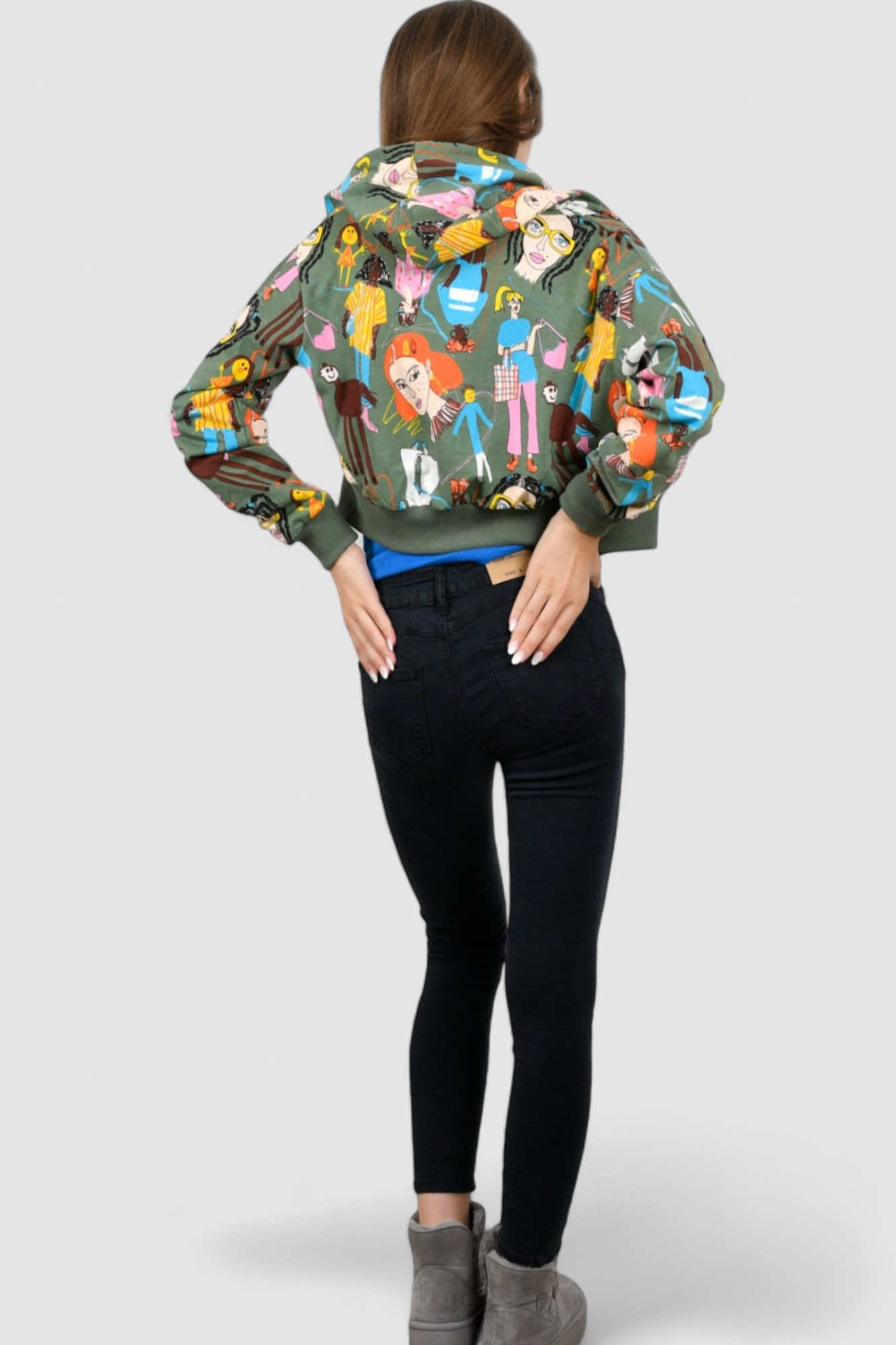 Ženski zeleni gornji dio trenirke Celine