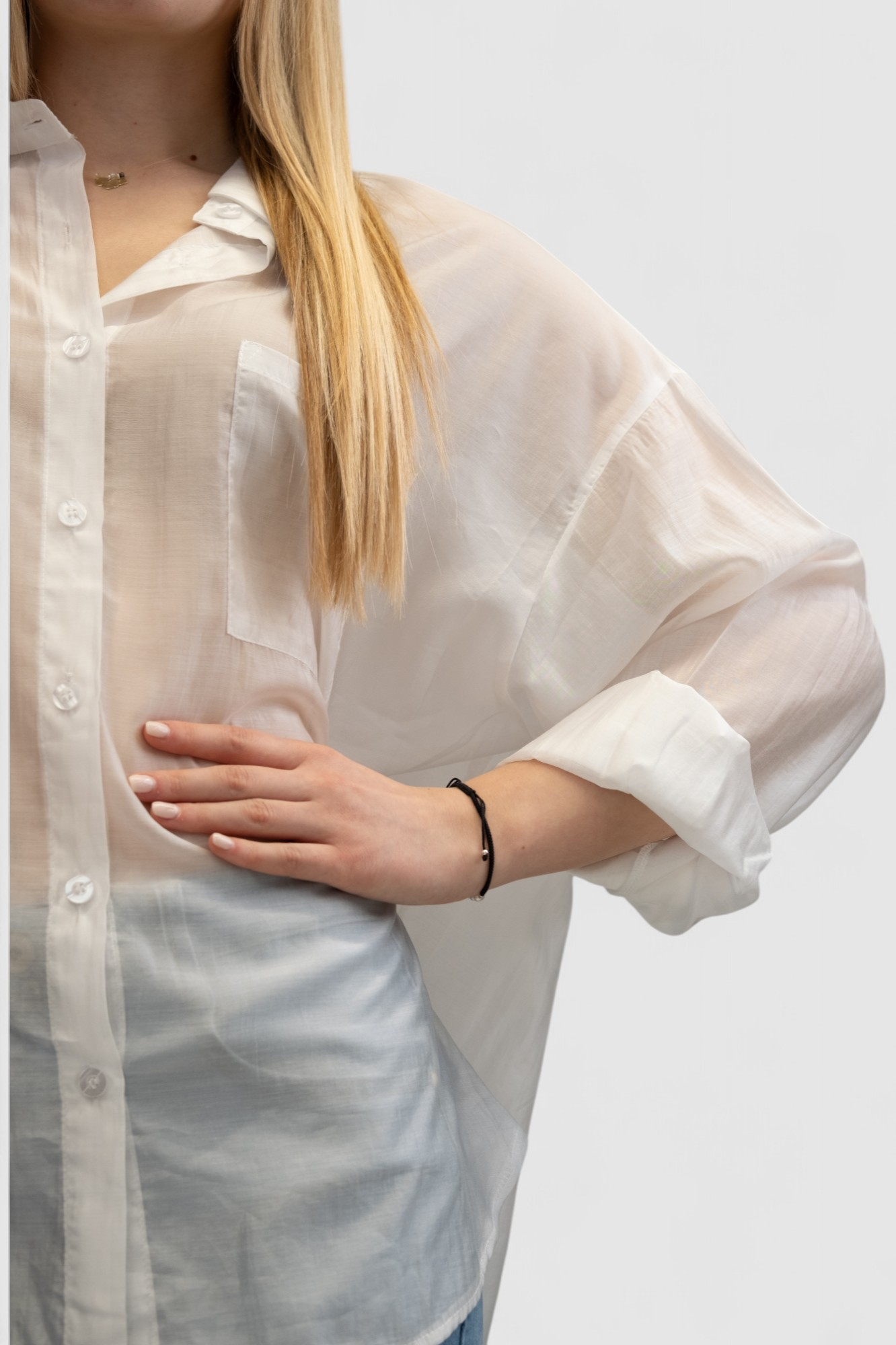 Ženska bijela elegantna košulja Annabelle