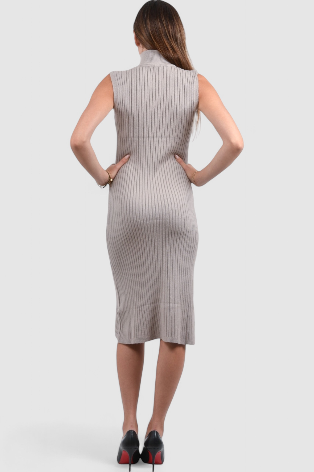 Ženska siva svakodnevna haljina Natalie