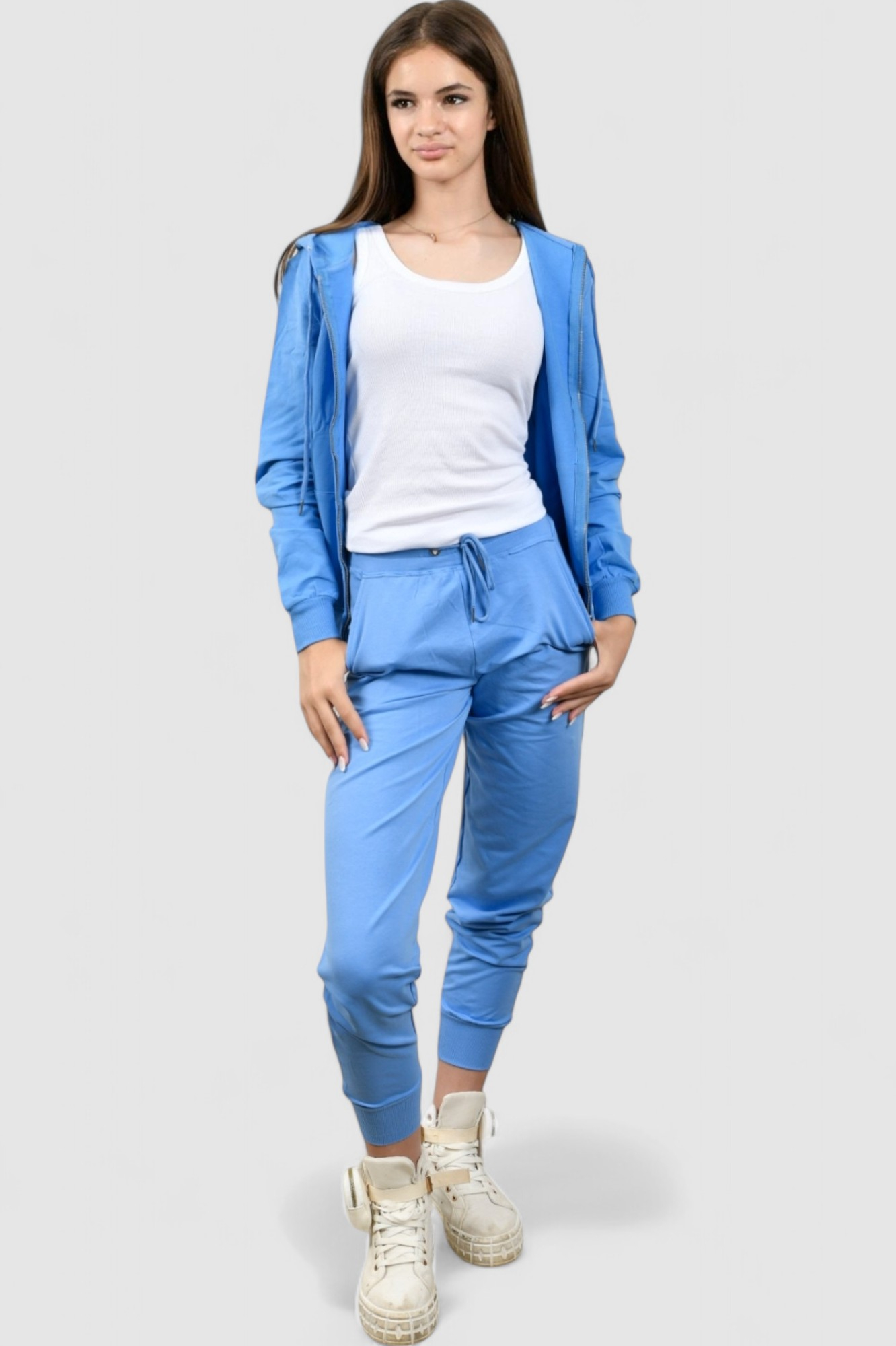 Ženski plavi gornji dio trenirke Lagoon