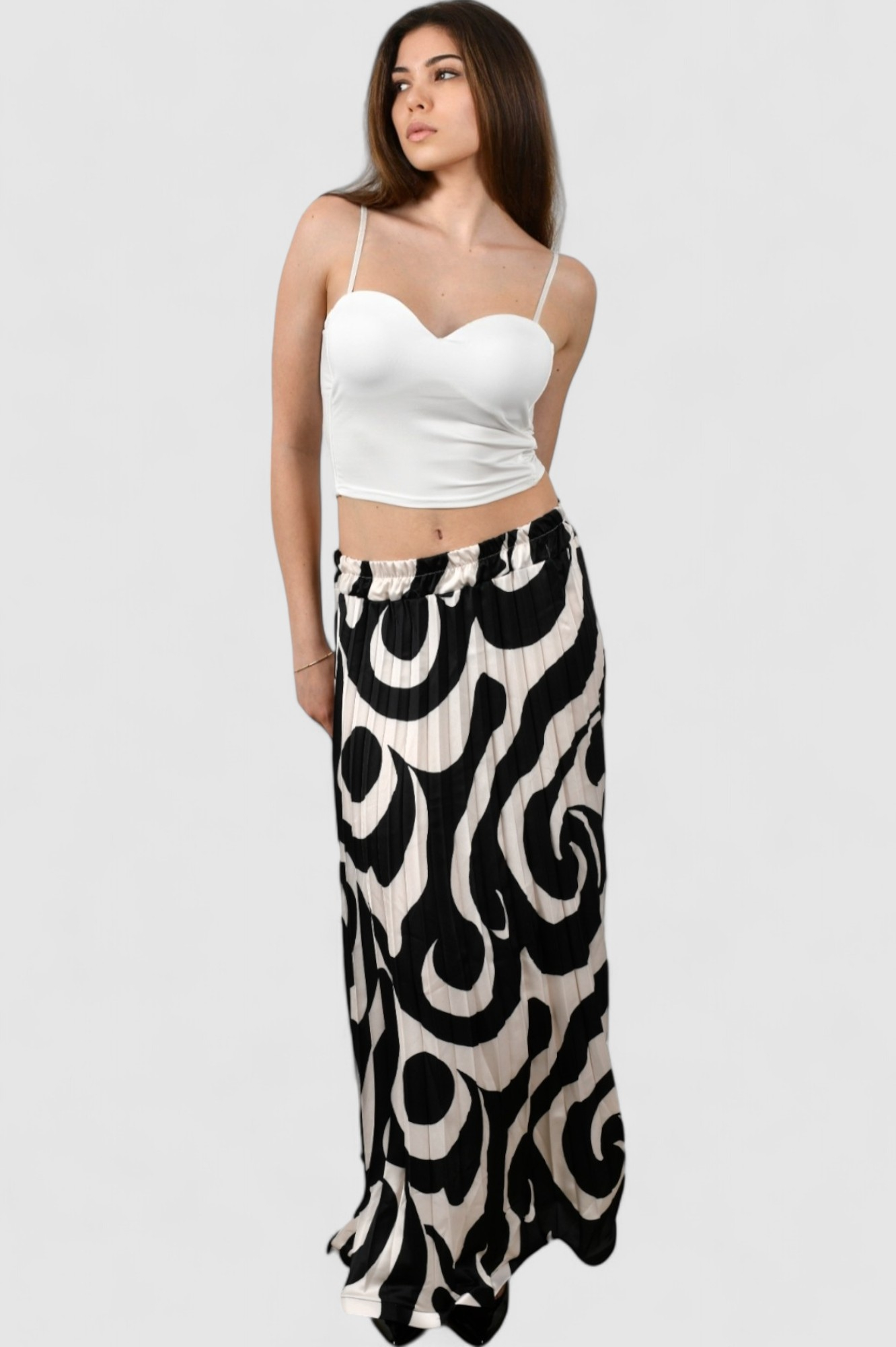 Ženski bijeli elegantni top Clare