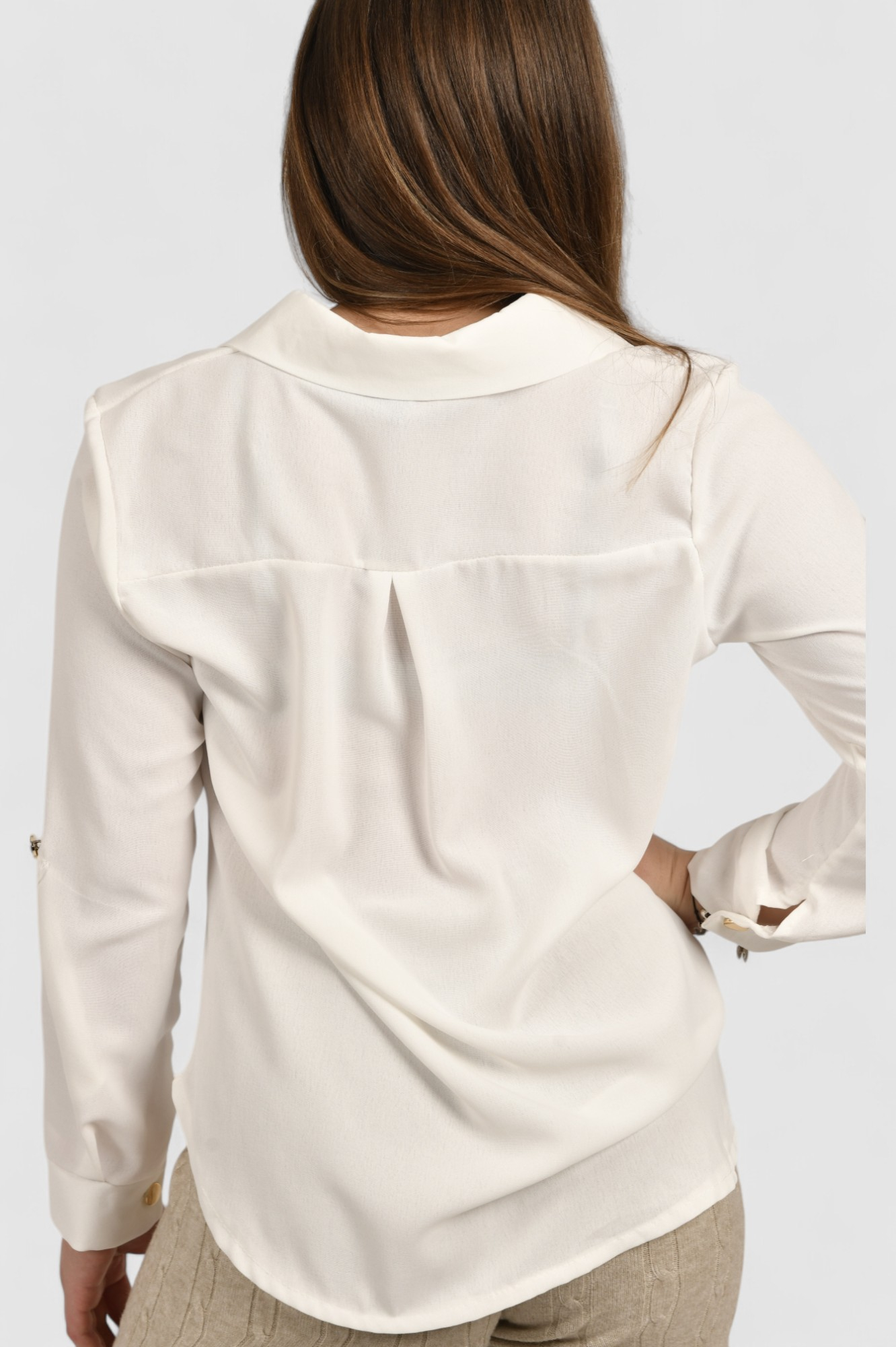 Ženska bijela elegantna košulja Blakely