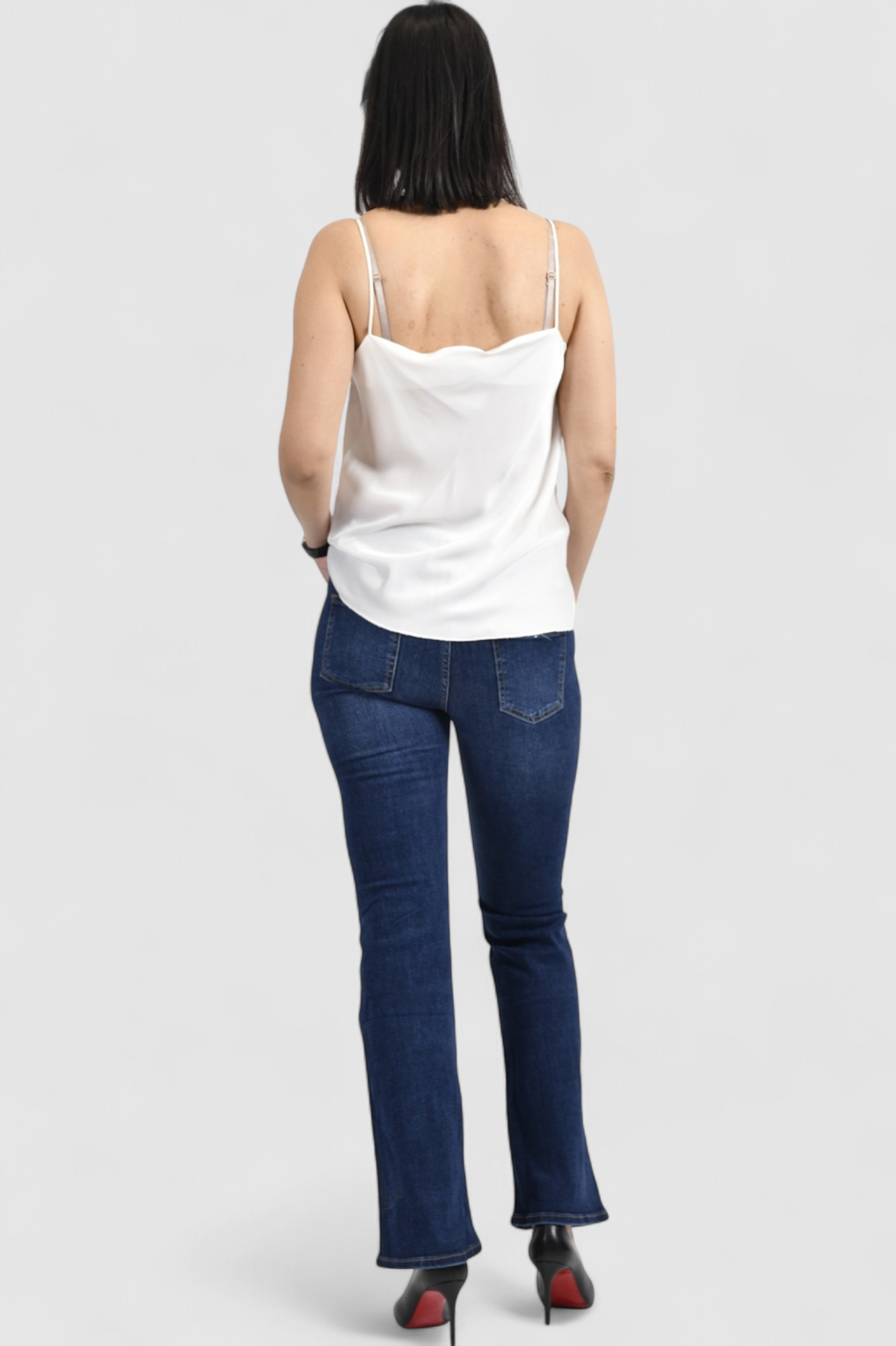 Ženski bijeli elegantni top Scarlet