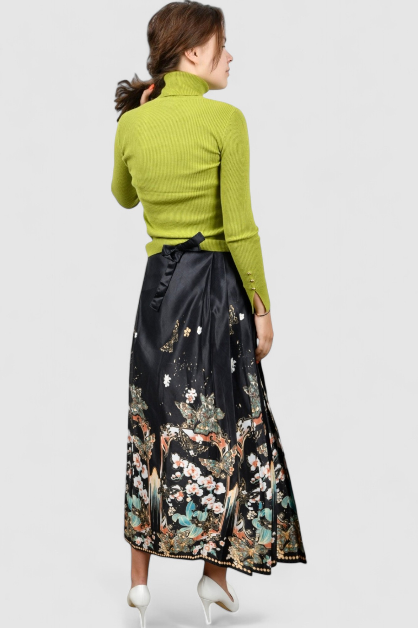 Ženski zeleni lagani džemper Jules