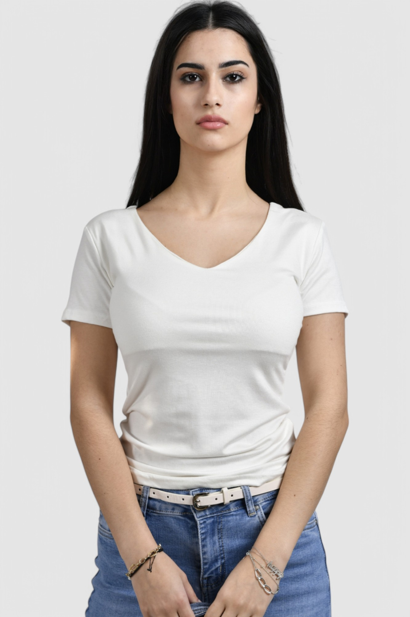 Ženska bijela majica kratki rukav Dani