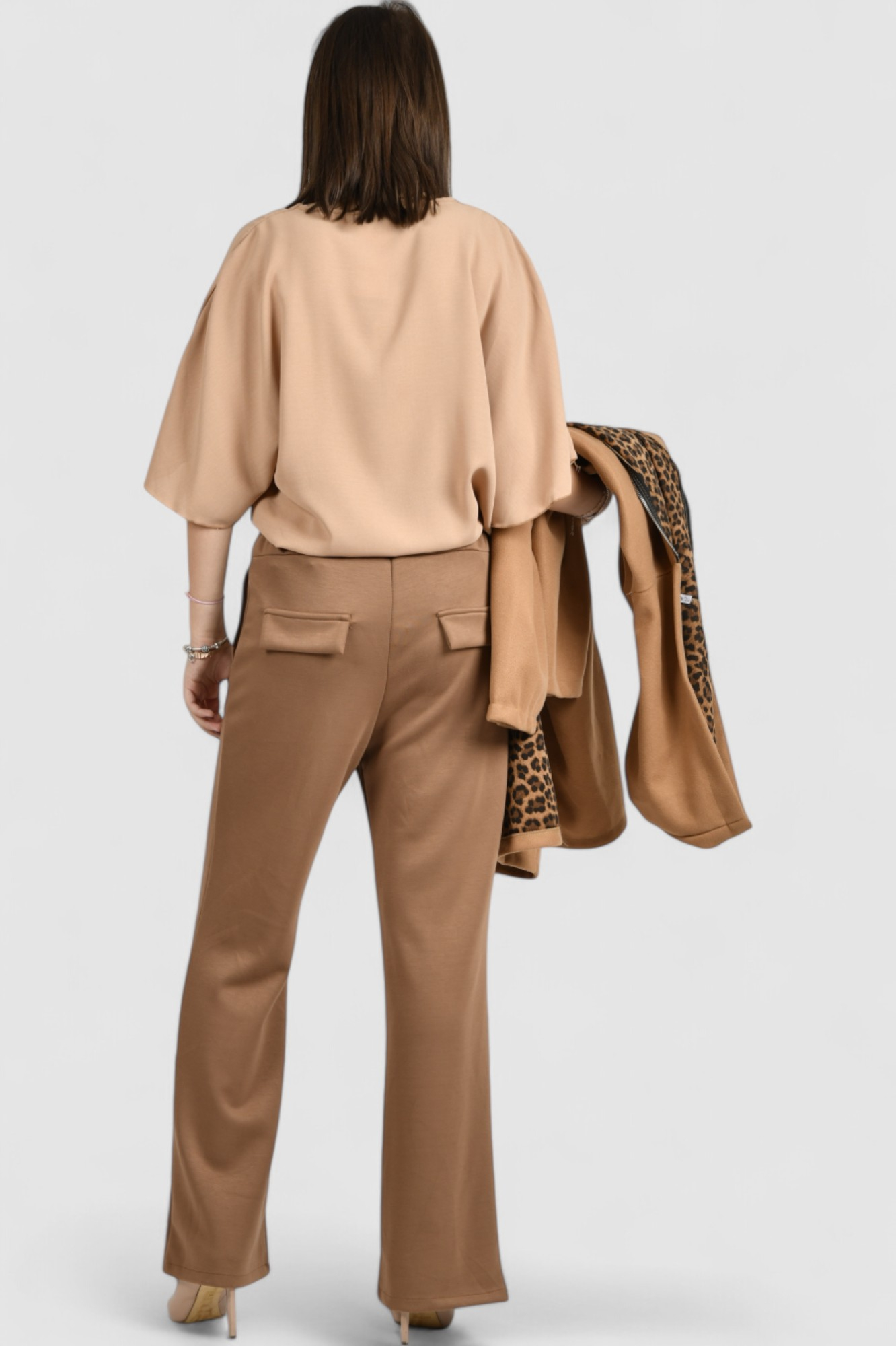 Ženska camel elegantna košulja Ivelisse