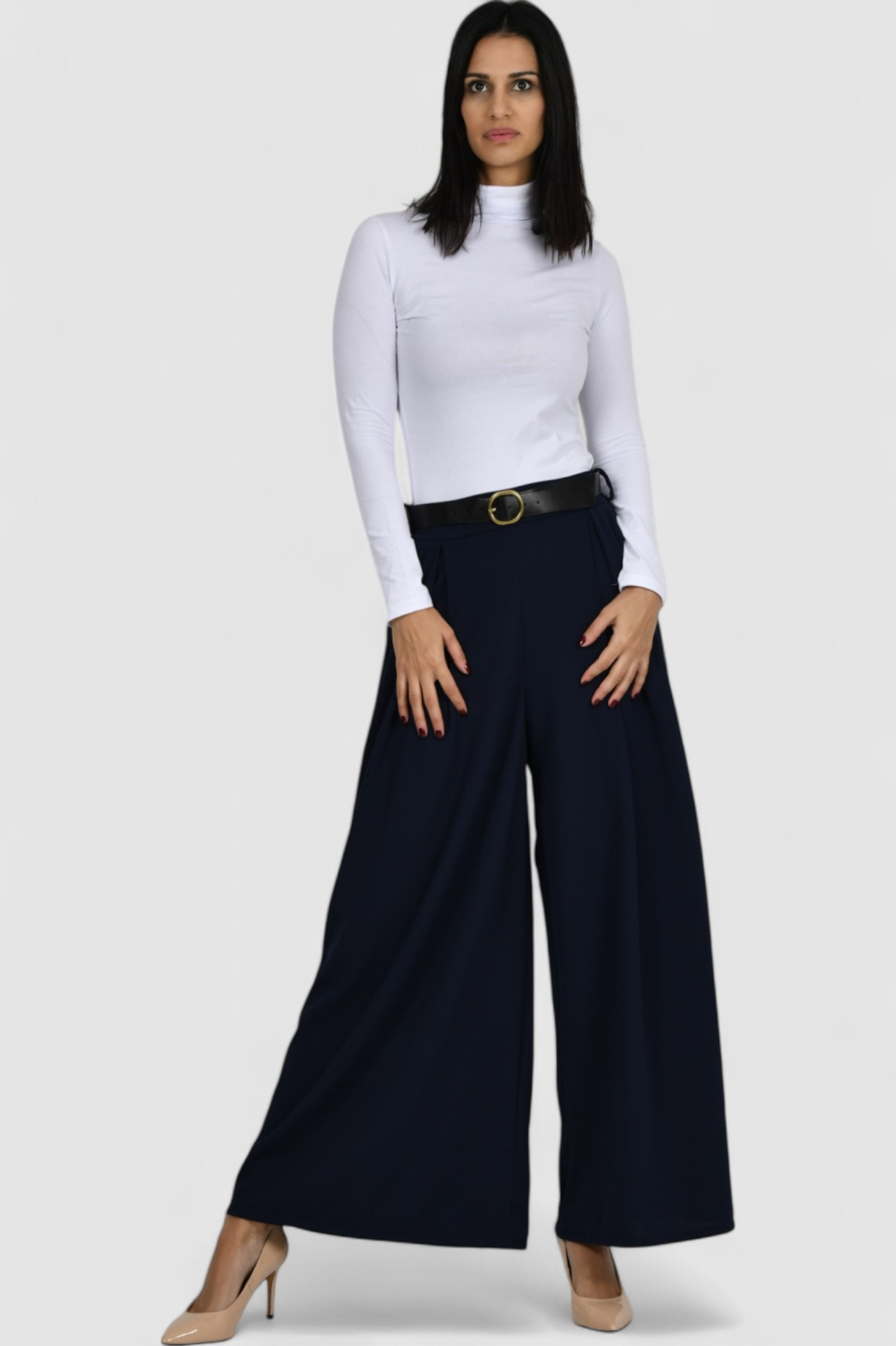 Ženske plave modne hlače Issa